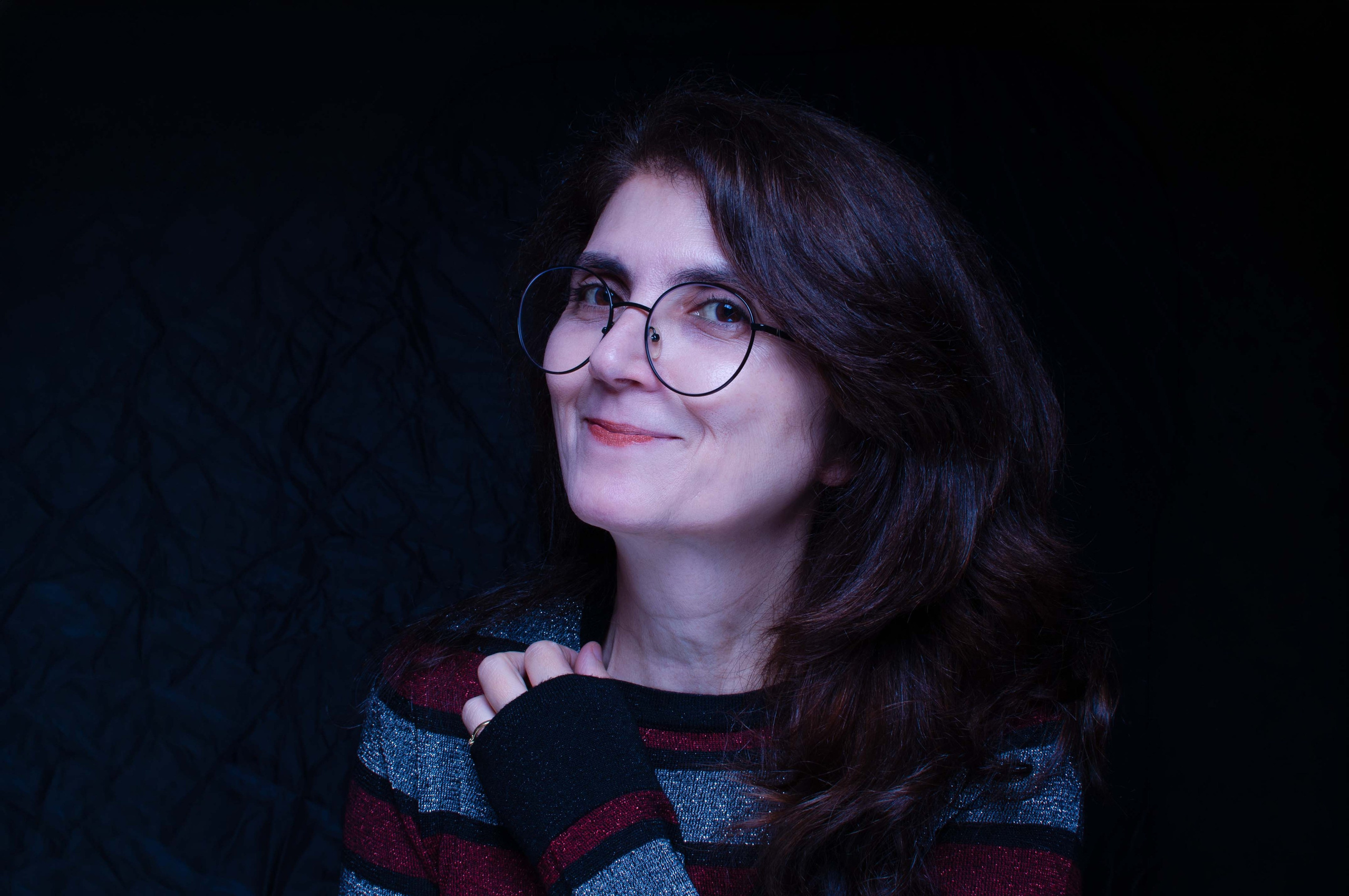 Retrato pessoal feminino.