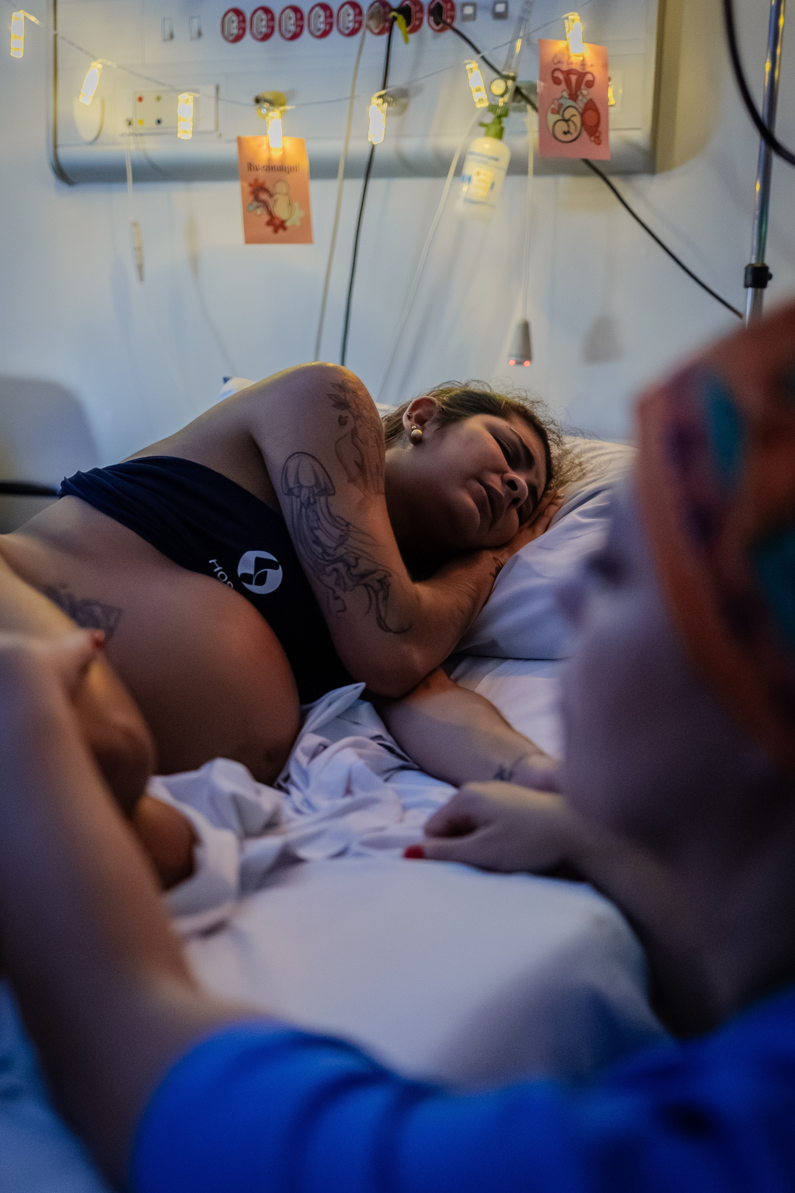 A chegada de Raoni. Fotografa de Família Jaque Mesquita