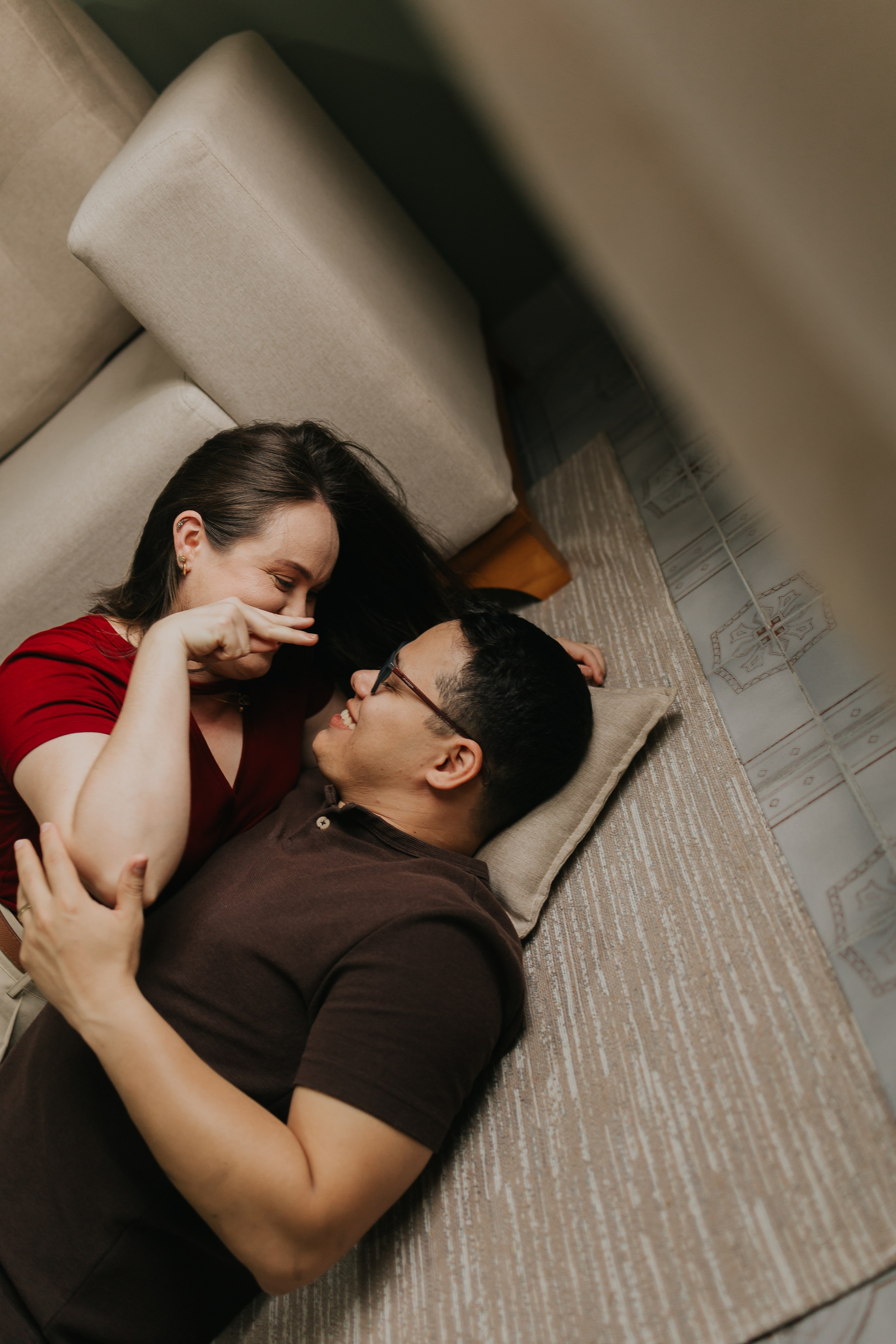 Sara e Paulo — Ensaio em casa. Fotógrafo de Casamentos em Manaus — Leandro Santos