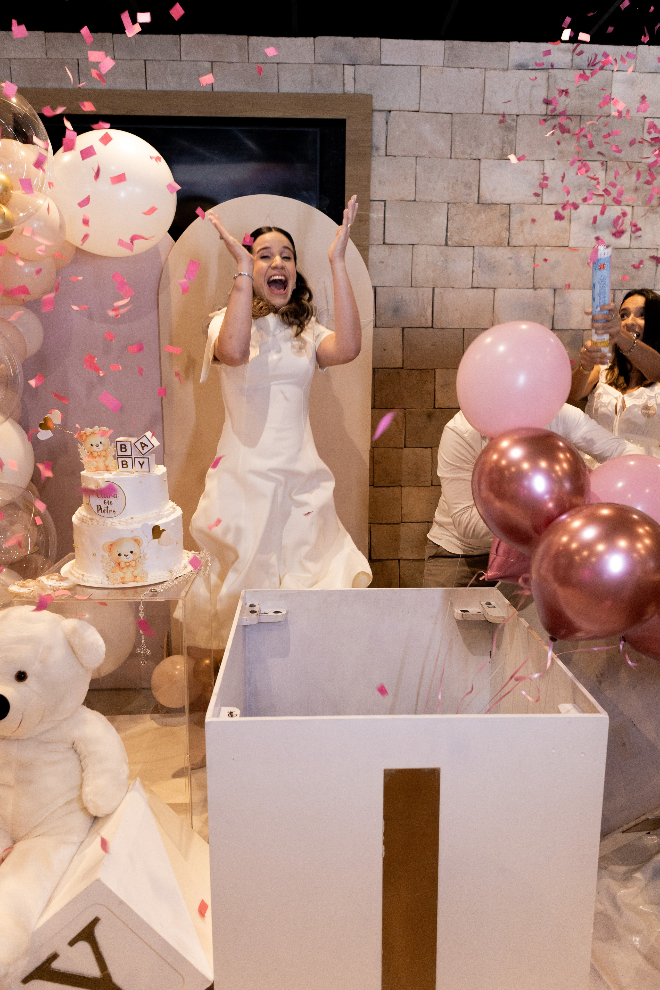 Chá revelação — Clara. Fotos e filme de partos & famílias