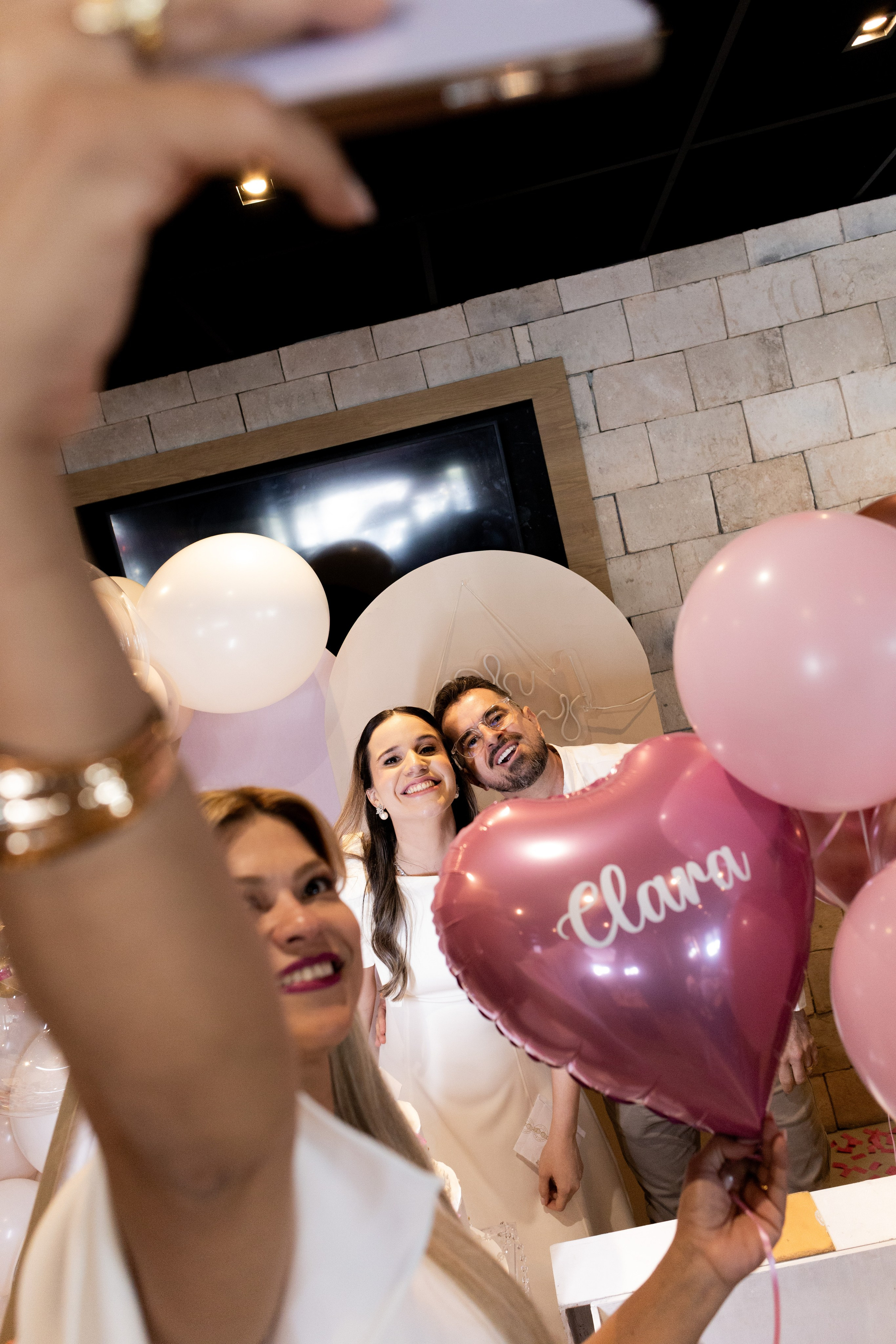 Chá revelação — Clara. Fotos e filme de partos & famílias