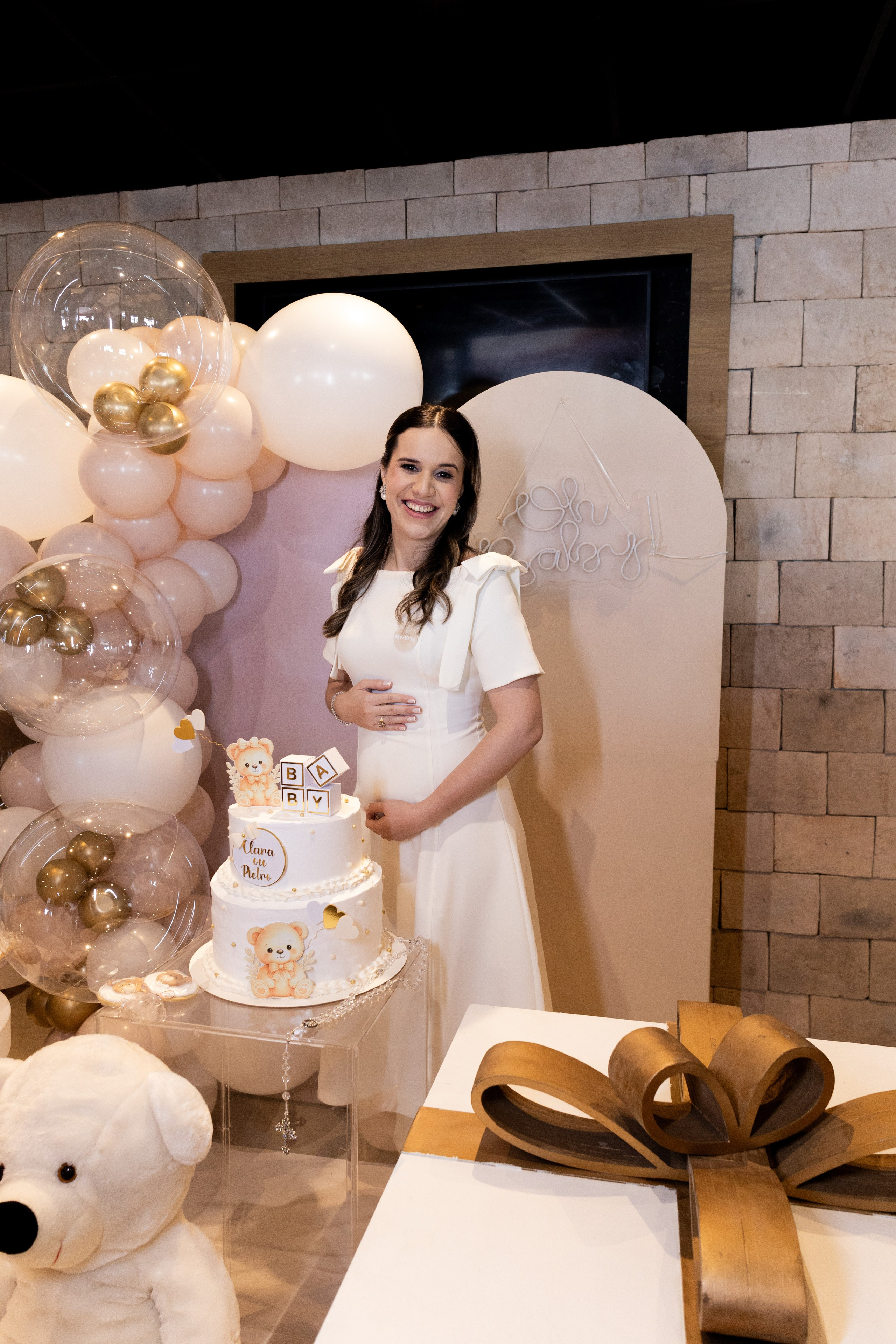 Chá revelação — Clara. Fotos e filme de partos & famílias