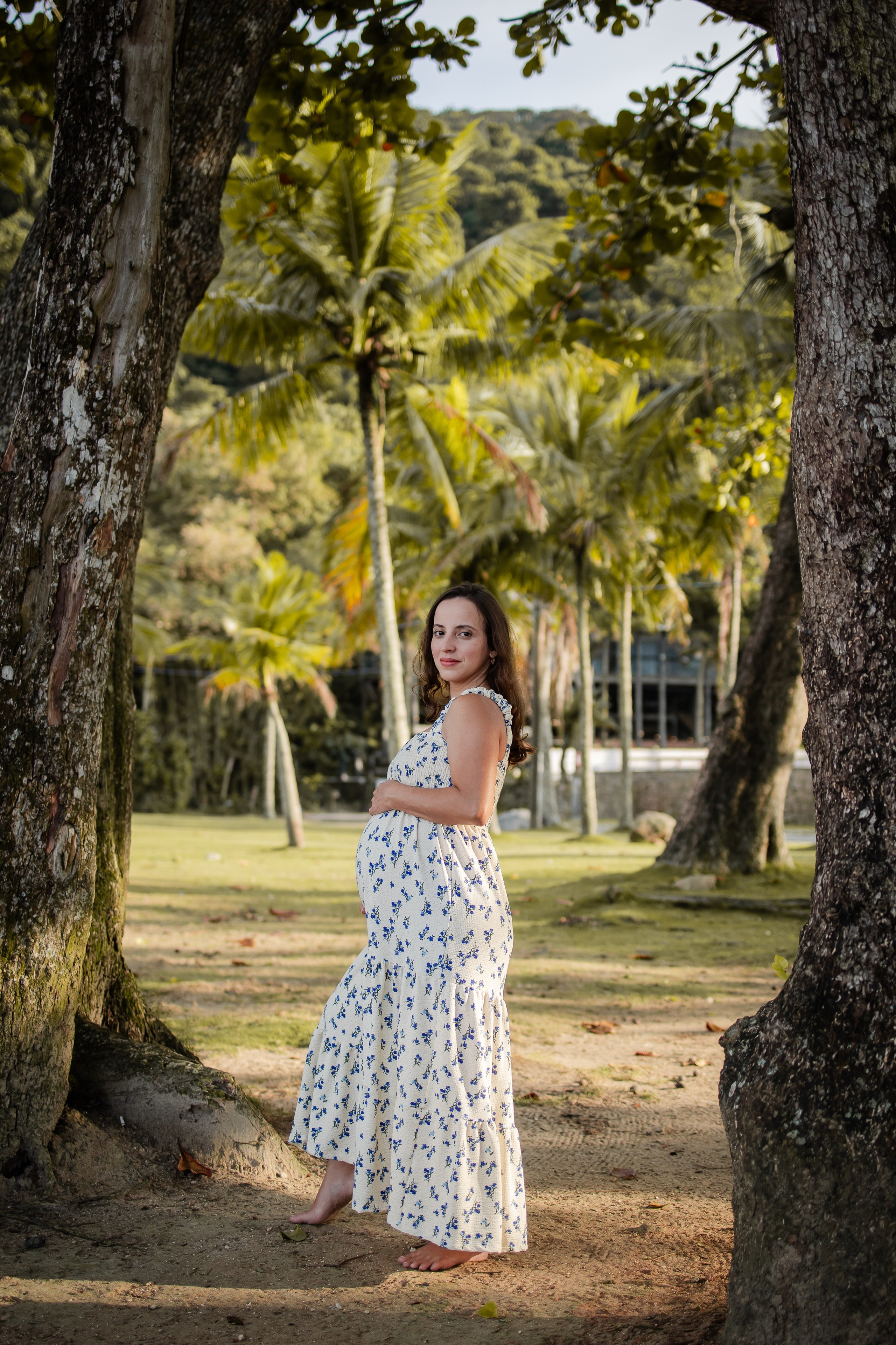 Ensaio gestante na praia