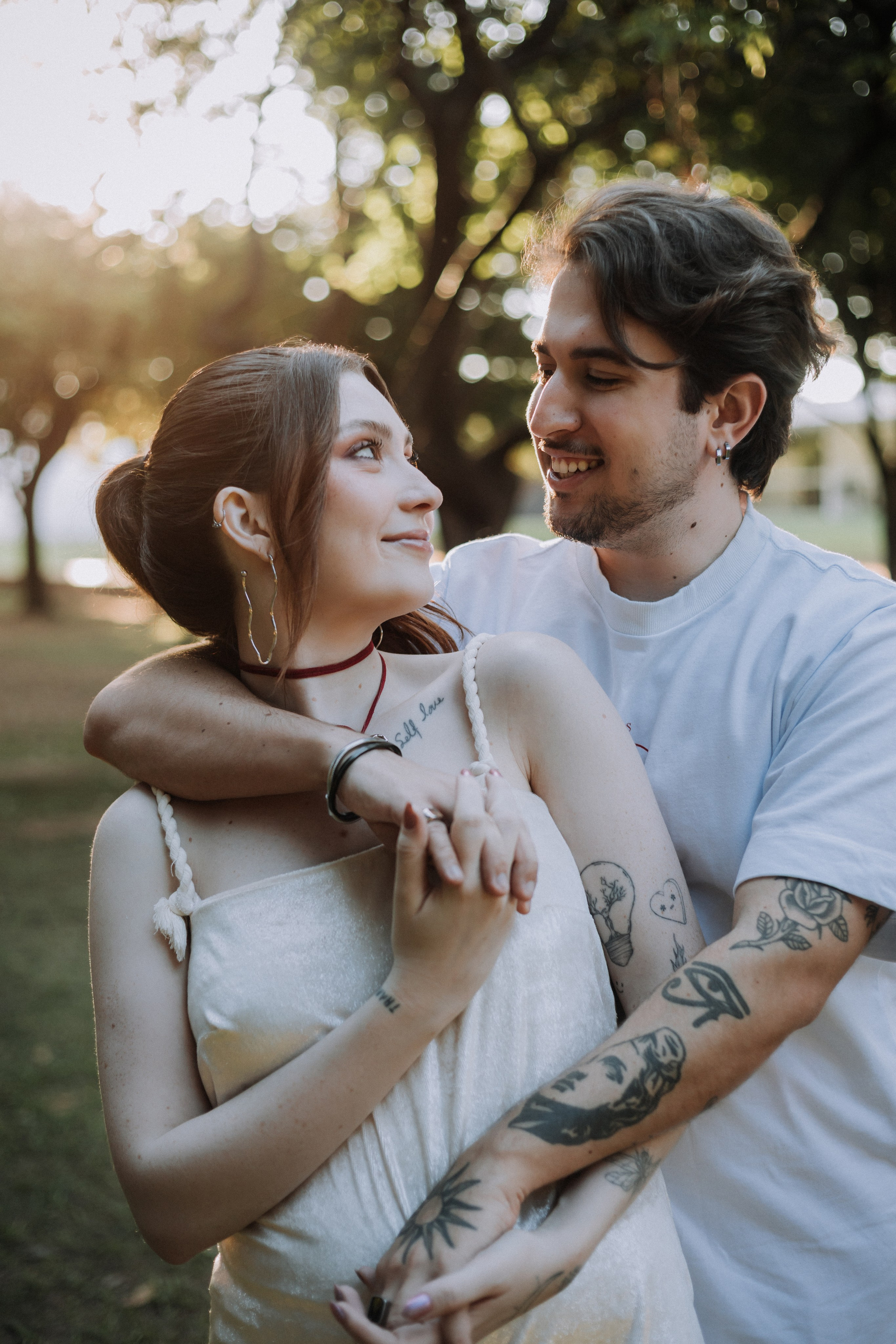 Ensaio de casal realizado no Parque da Pampulha, em Belo Horizonte/Minas Gerais.