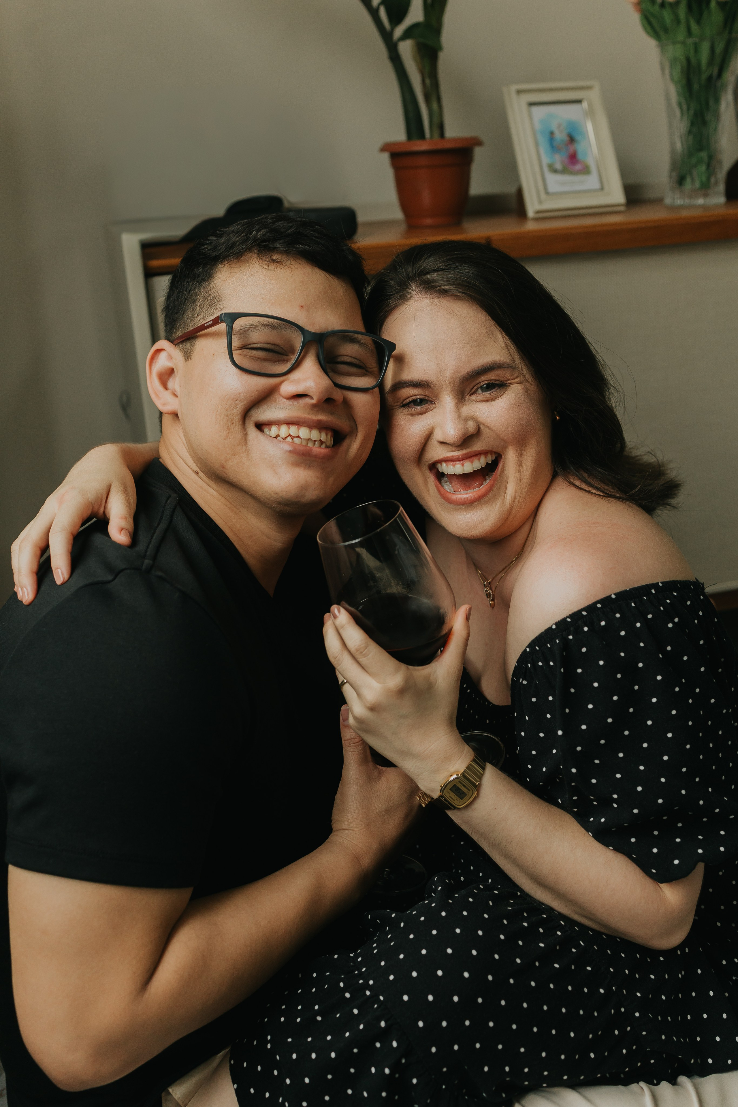 Sara e Paulo — Ensaio em casa. Fotógrafo de Casamentos em Manaus — Leandro Santos