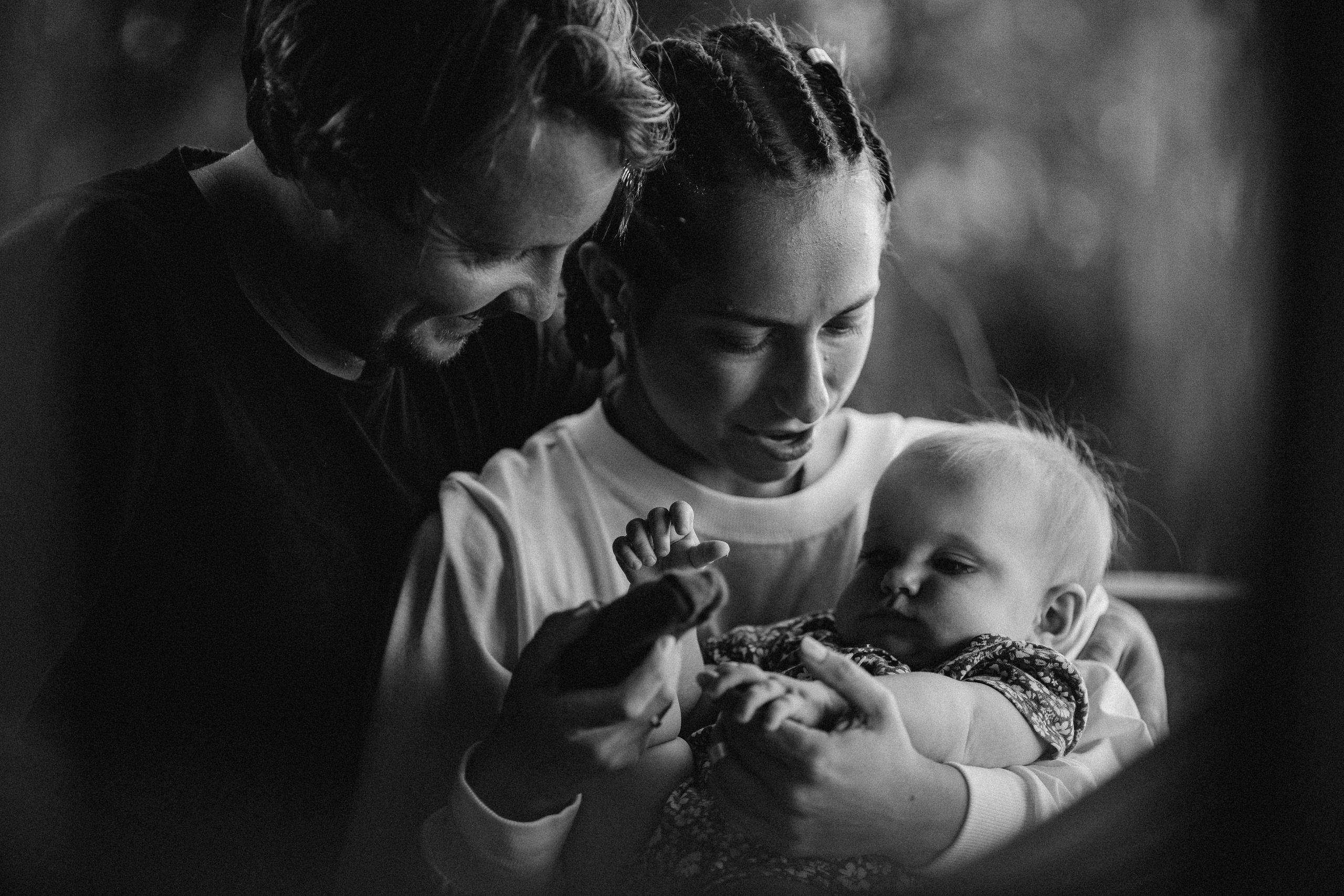 Nastya Dima Gabriela. Fotografa documental de familia e nascimento em Florianópolis SC Daria Ermolaev