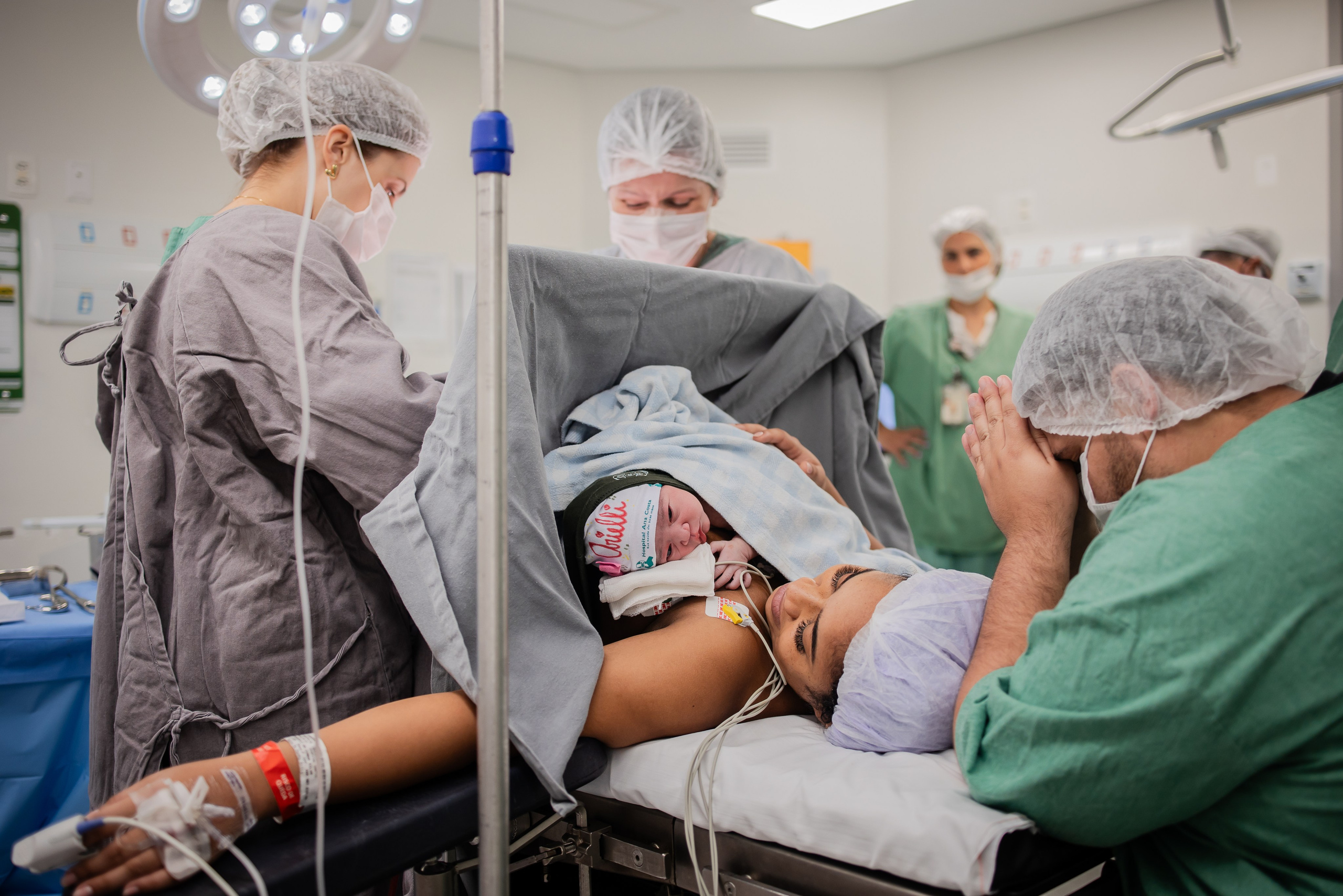 A chegada de Arielle. Fotografa de Família Jaque Mesquita
