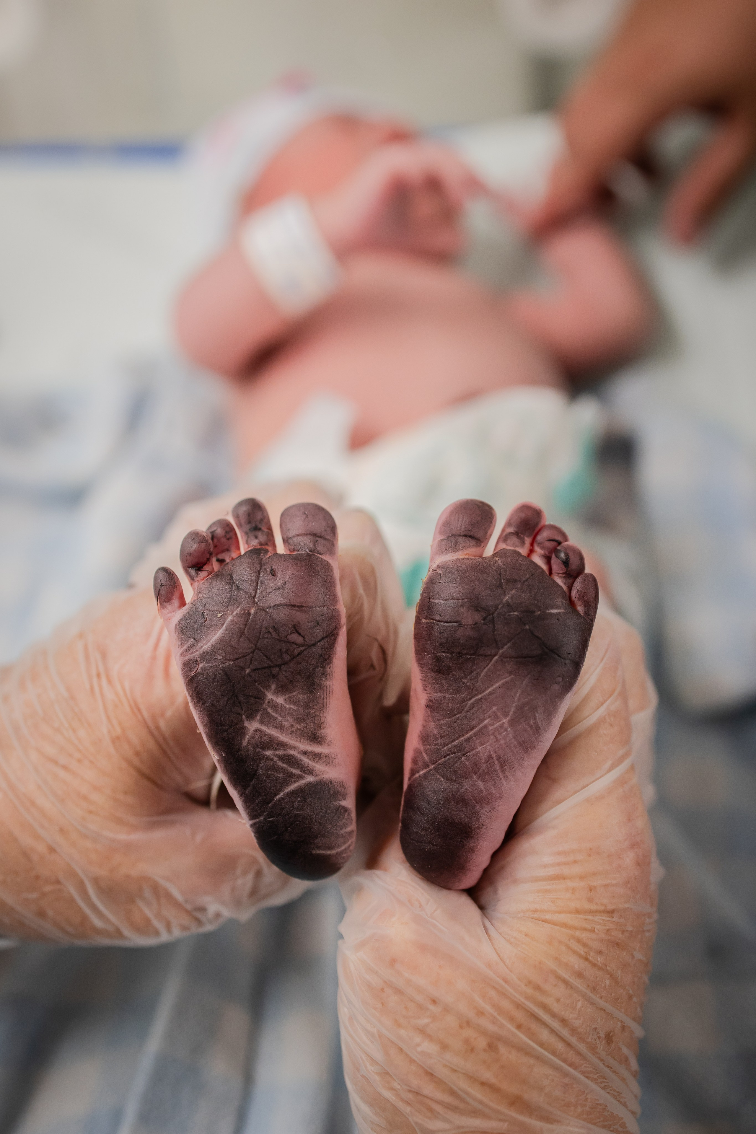 A chegada de Arielle. Fotografa de Família Jaque Mesquita