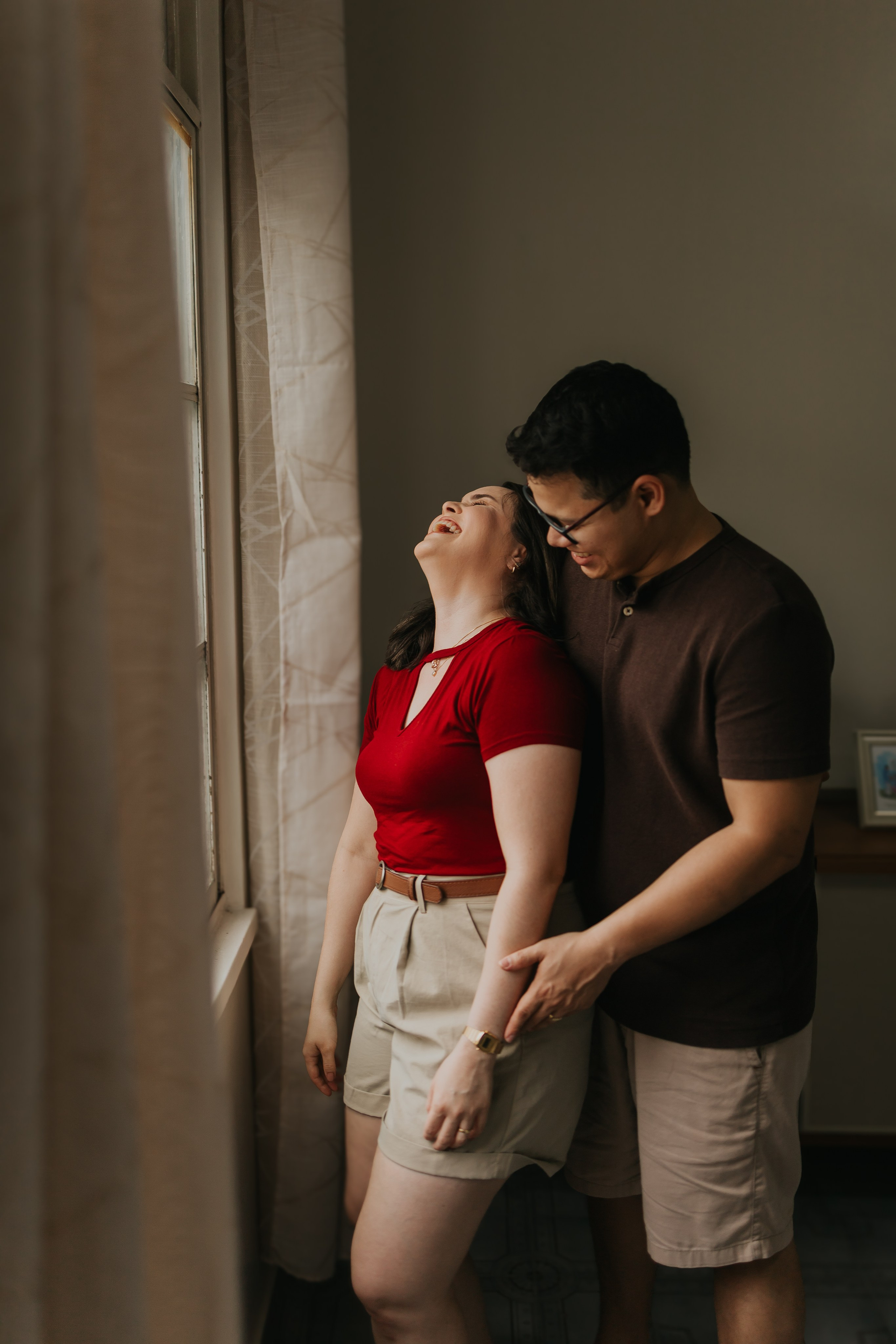 Sara e Paulo — Ensaio em casa. Fotógrafo de Casamentos em Manaus — Leandro Santos