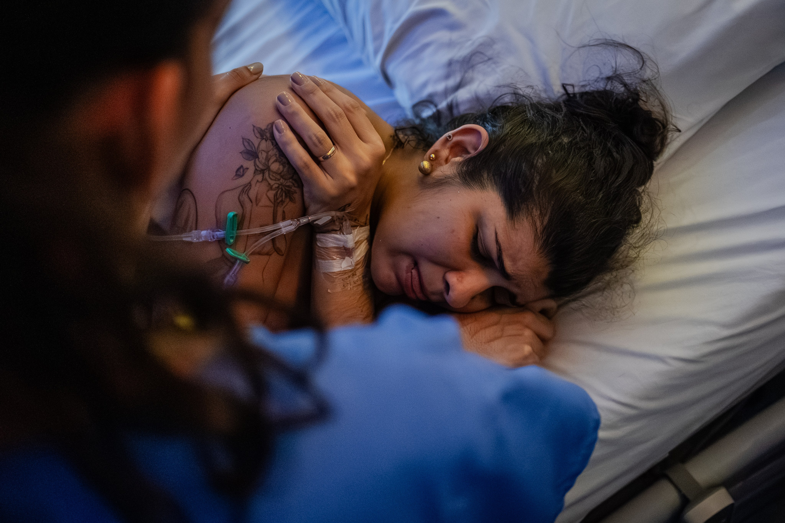 A chegada de Raoni. Fotografa de Família Jaque Mesquita