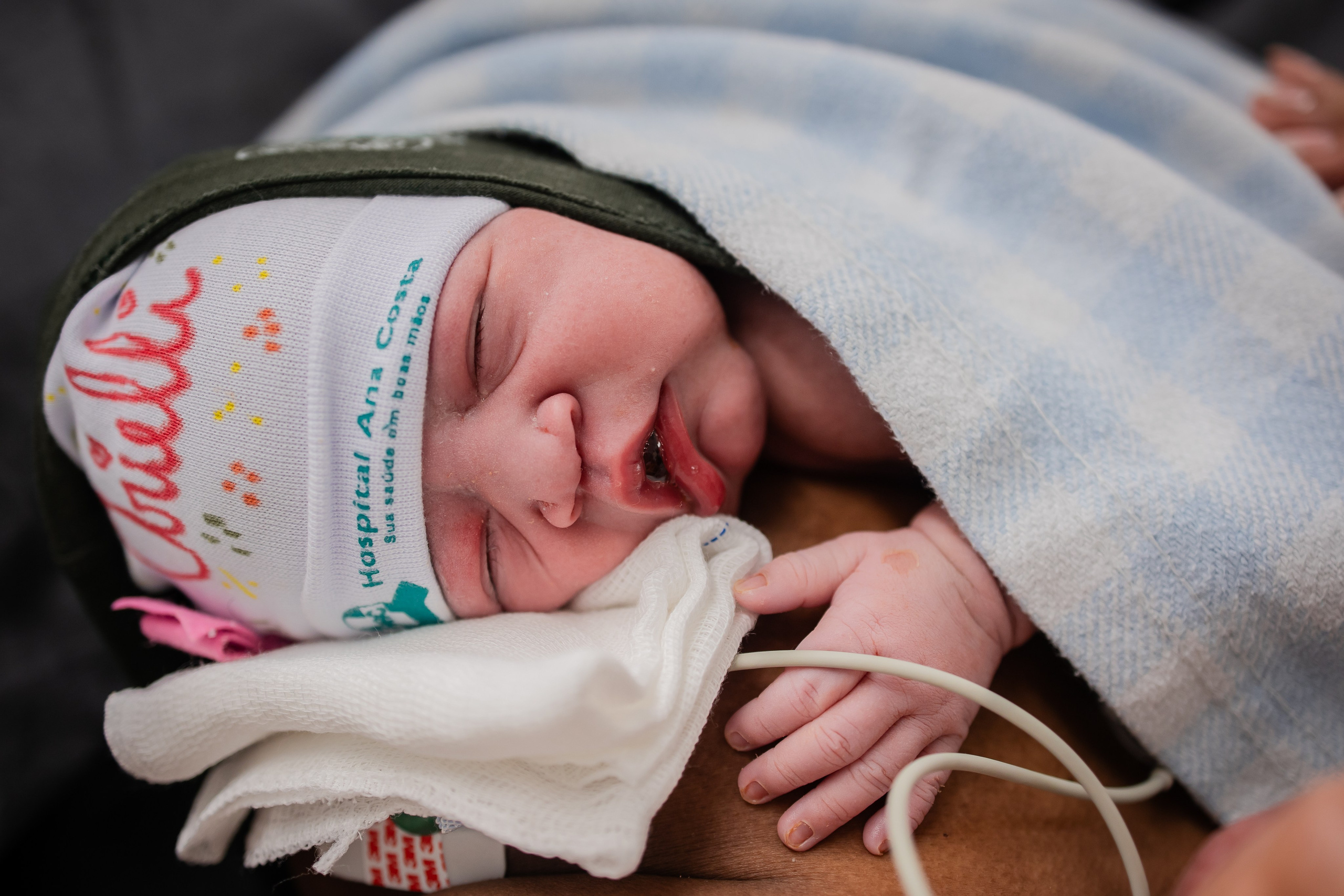 A chegada de Arielle. Fotografa de Família Jaque Mesquita