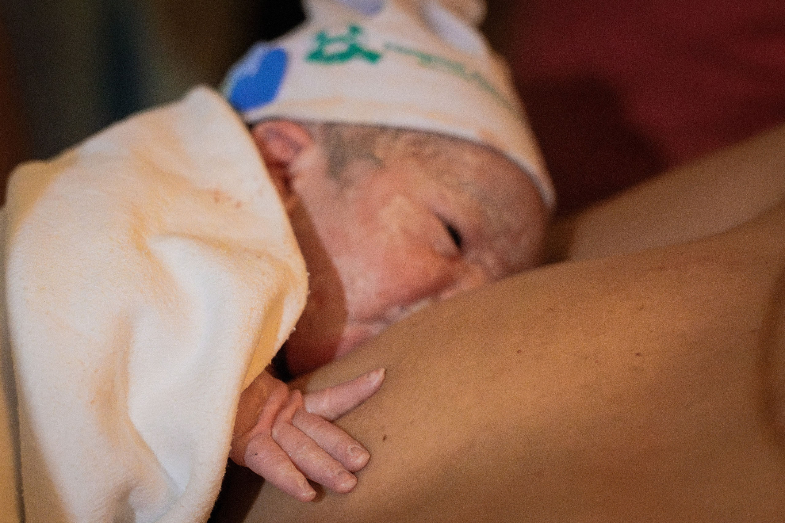 A chegada de Ian. Fotografa de Família Jaque Mesquita