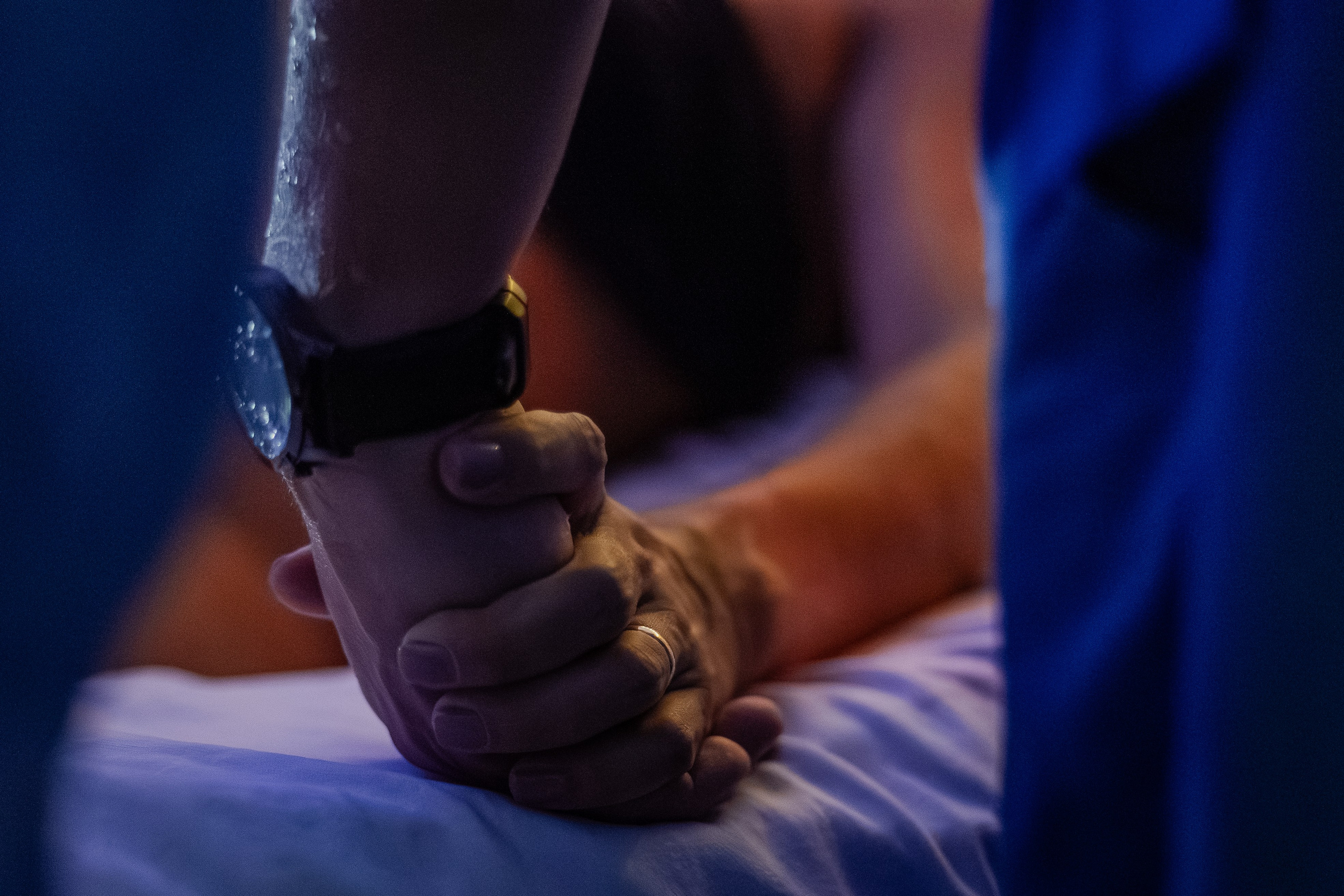 A chegada de Raoni. Fotografa de Família Jaque Mesquita