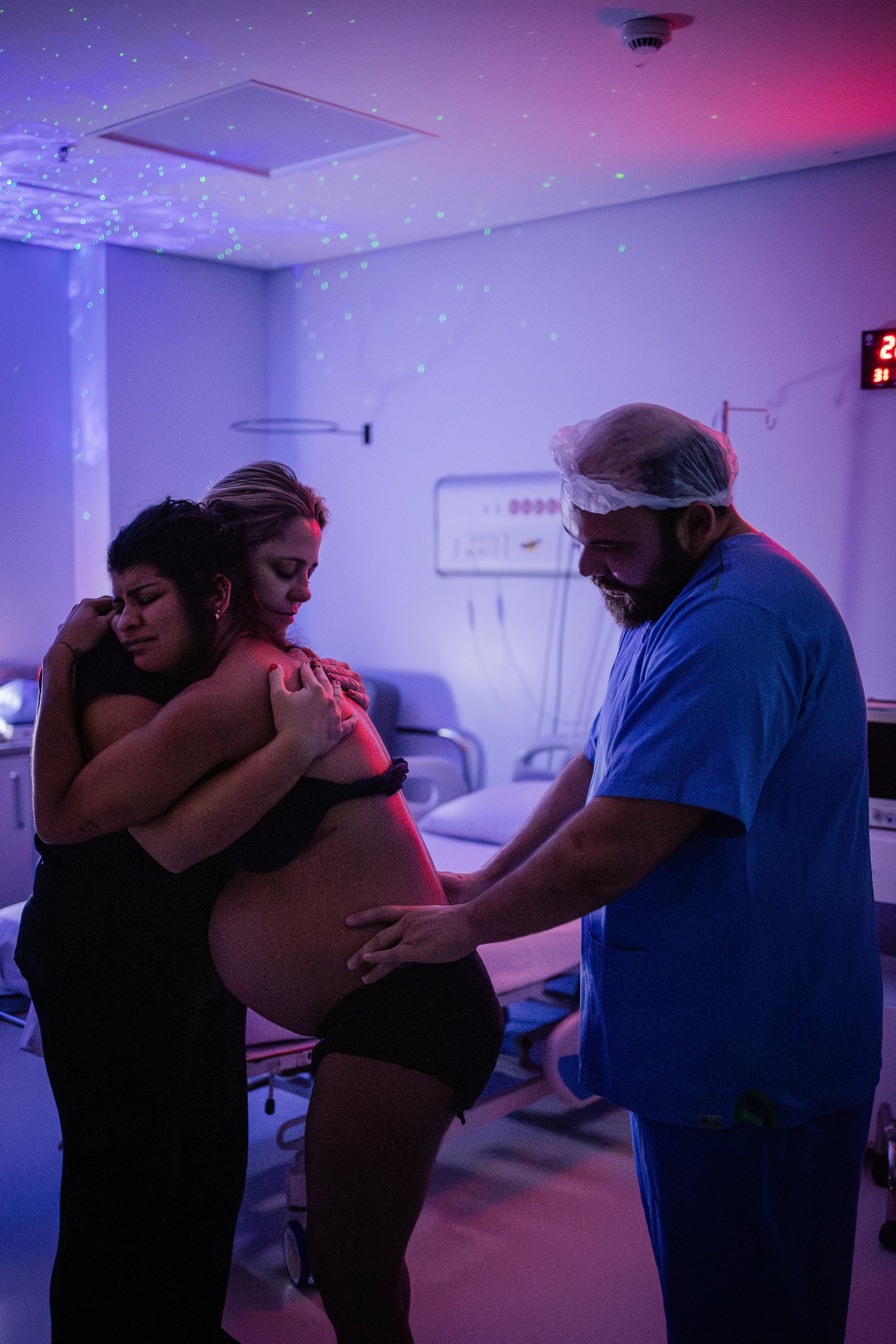 A chegada de Raoni. Fotografa de Família Jaque Mesquita