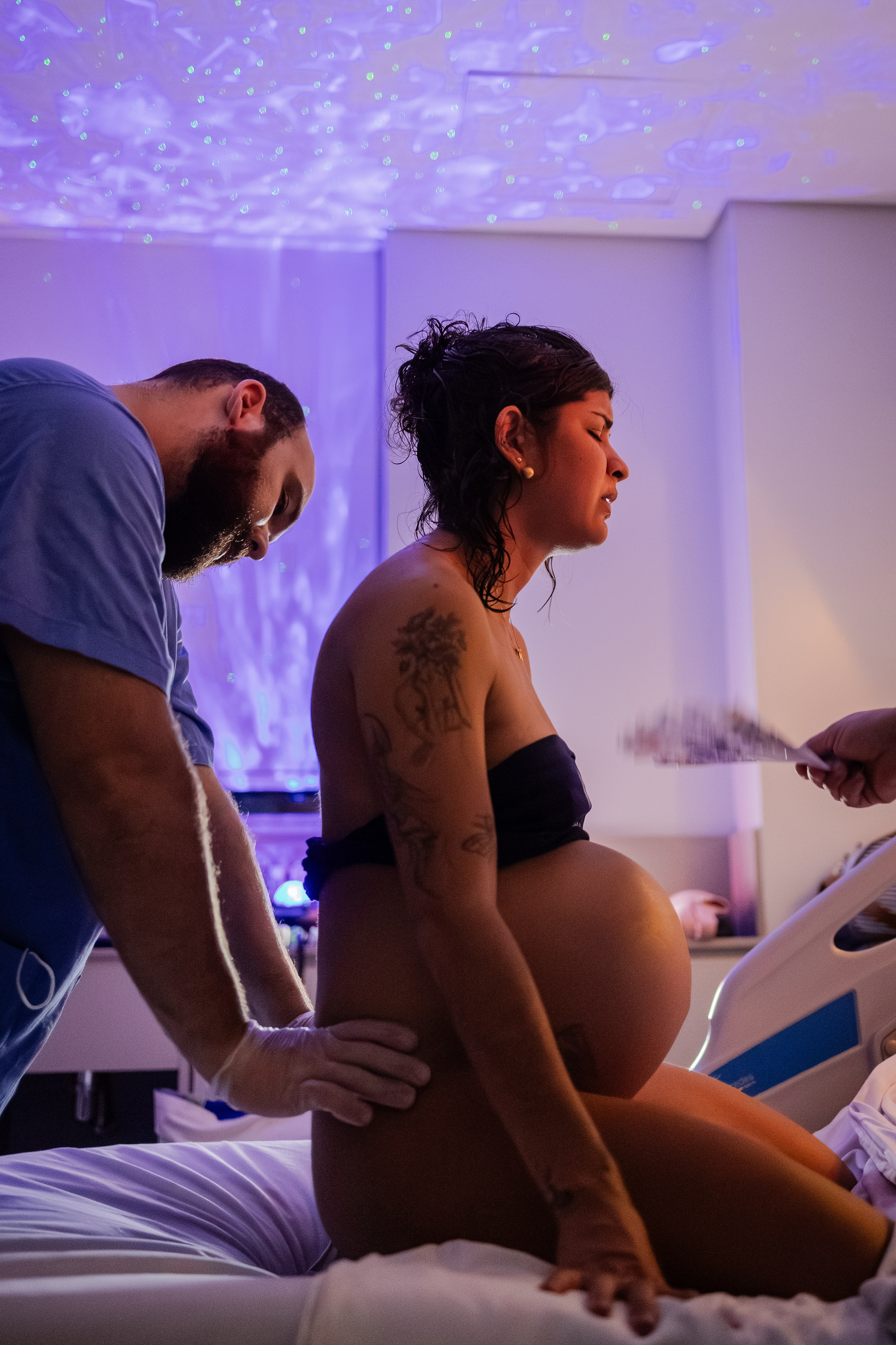 A chegada de Raoni. Fotografa de Família Jaque Mesquita