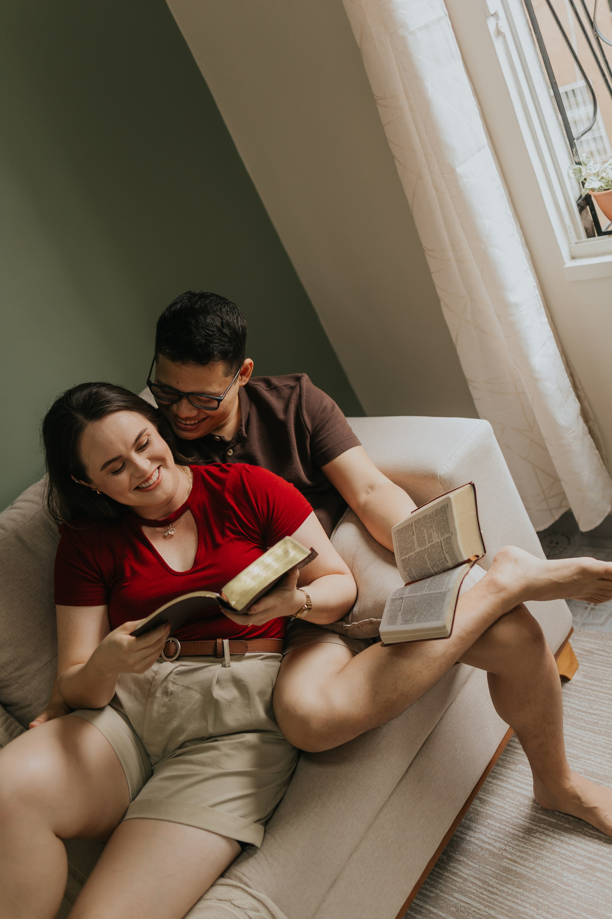 Sara e Paulo — Ensaio em casa. Fotógrafo de Casamentos em Manaus — Leandro Santos