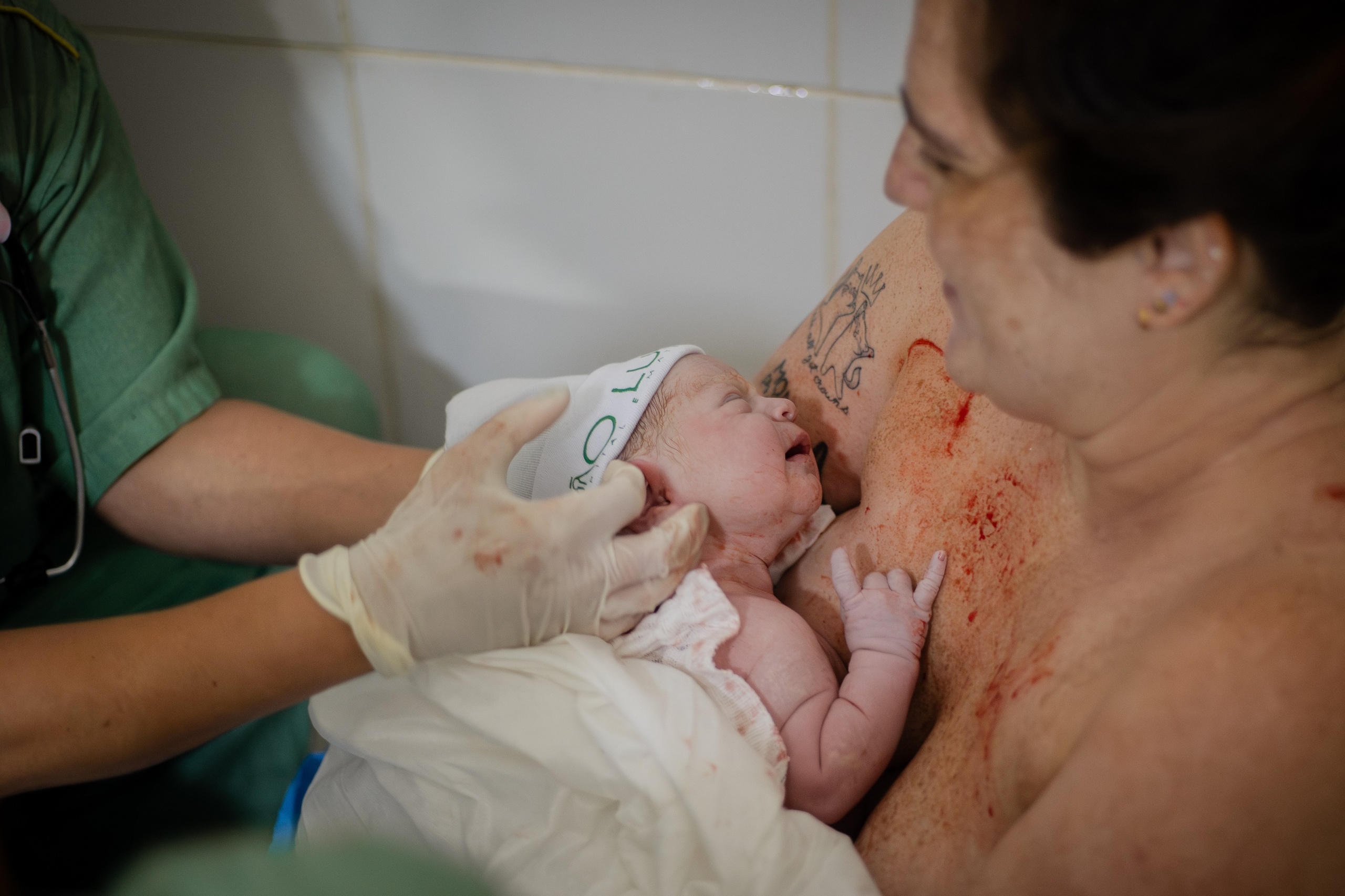 A chegada de Bel. Fotografa de Família Jaque Mesquita