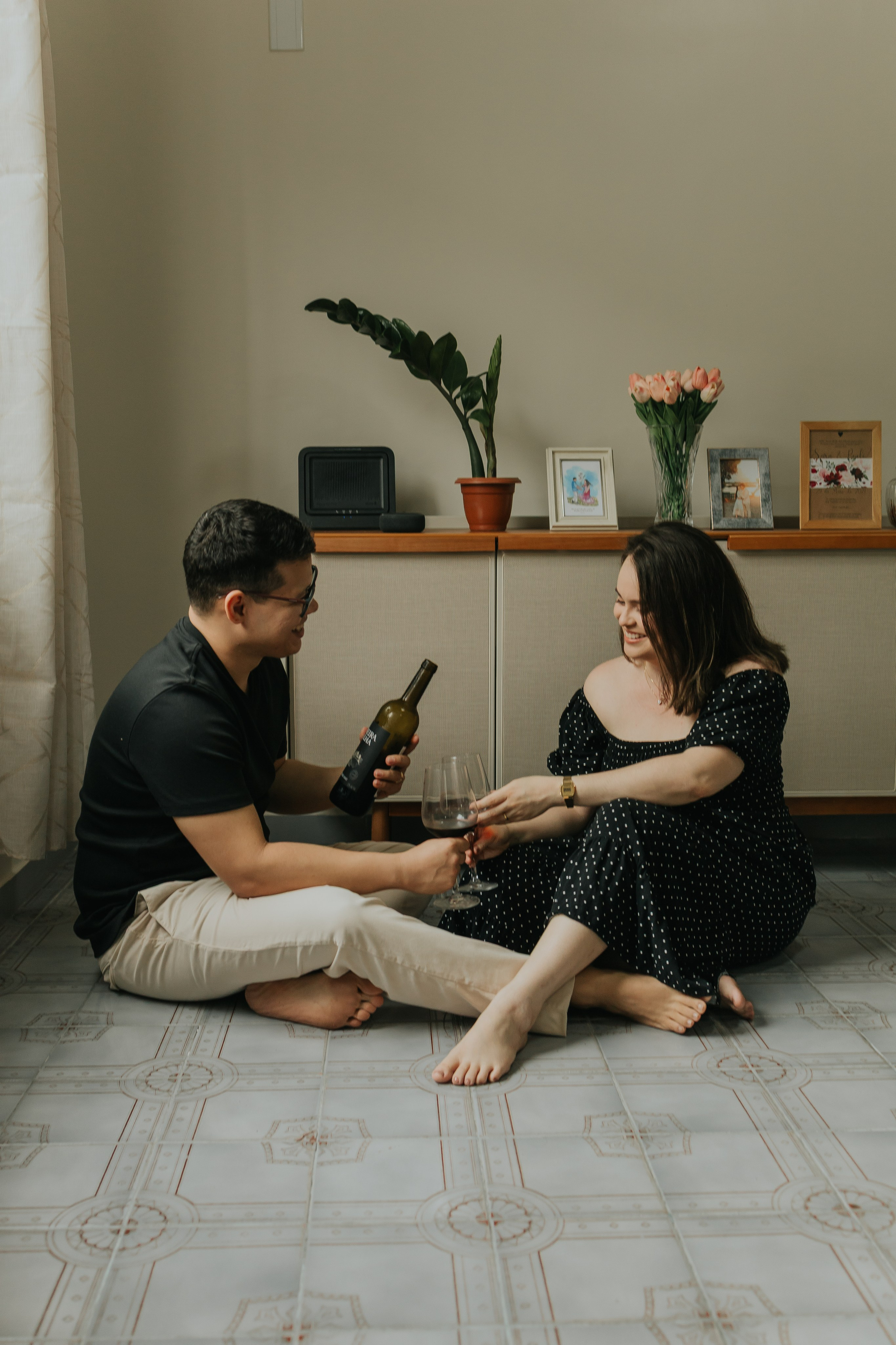Sara e Paulo — Ensaio em casa. Fotógrafo de Casamentos em Manaus — Leandro Santos