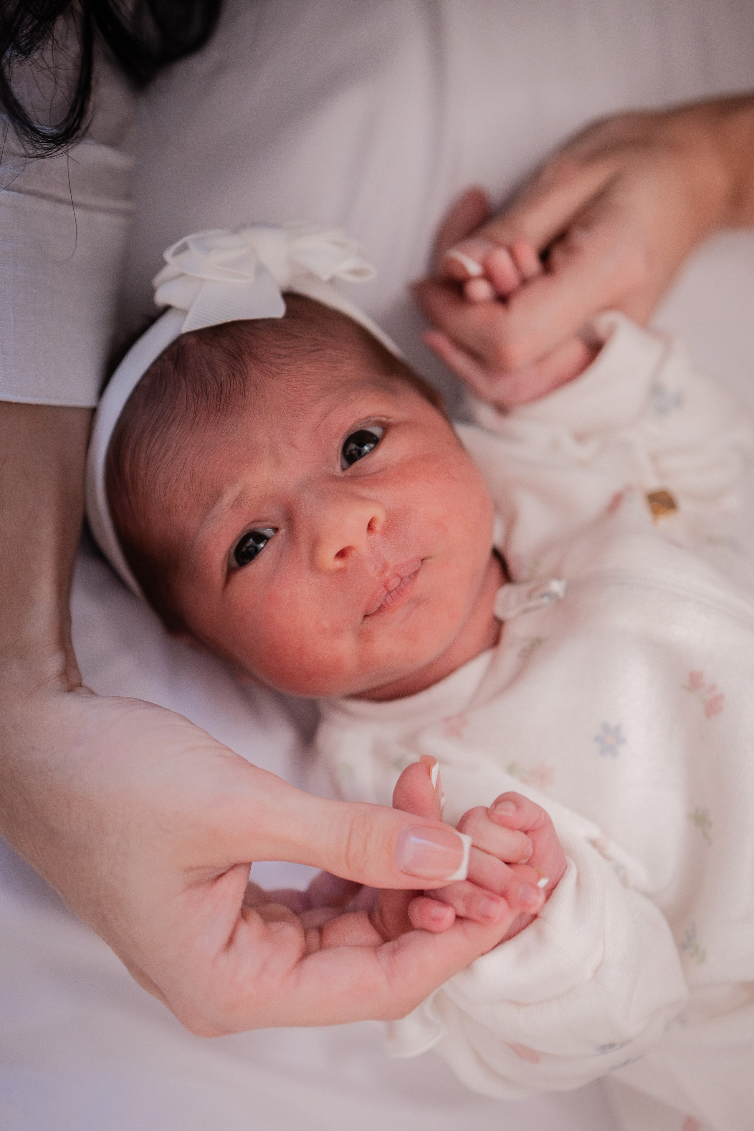 Primeiros dias de Dunya. Fotografa de Família Jaque Mesquita