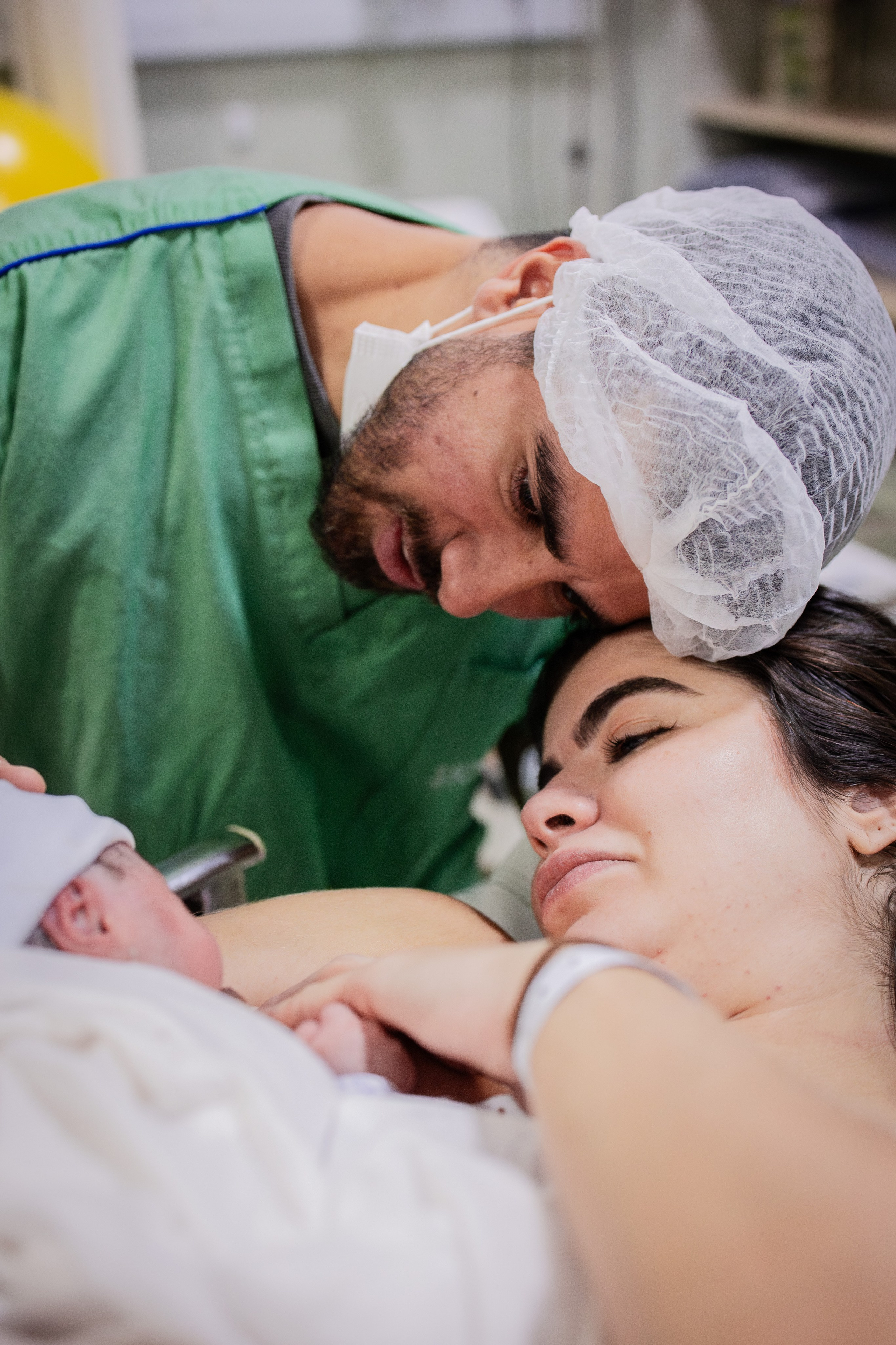 A chegada de Dunya. Fotografa de Família Jaque Mesquita