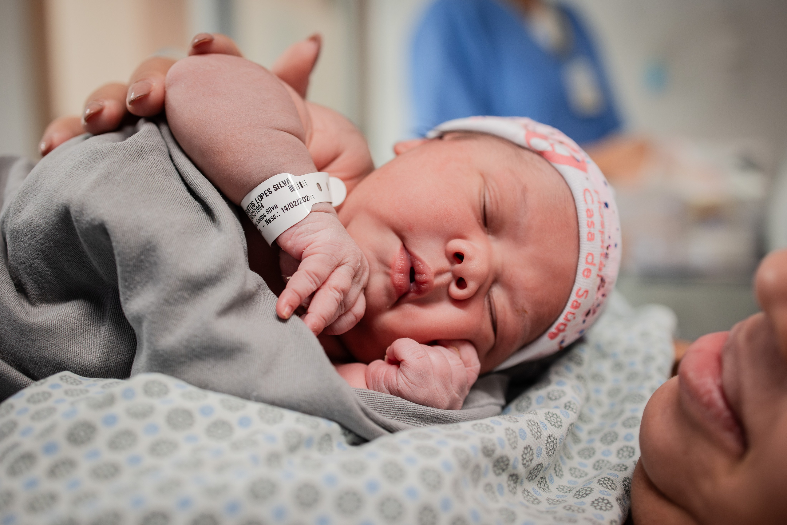 A chegada de Chloe. Fotografa de Família Jaque Mesquita