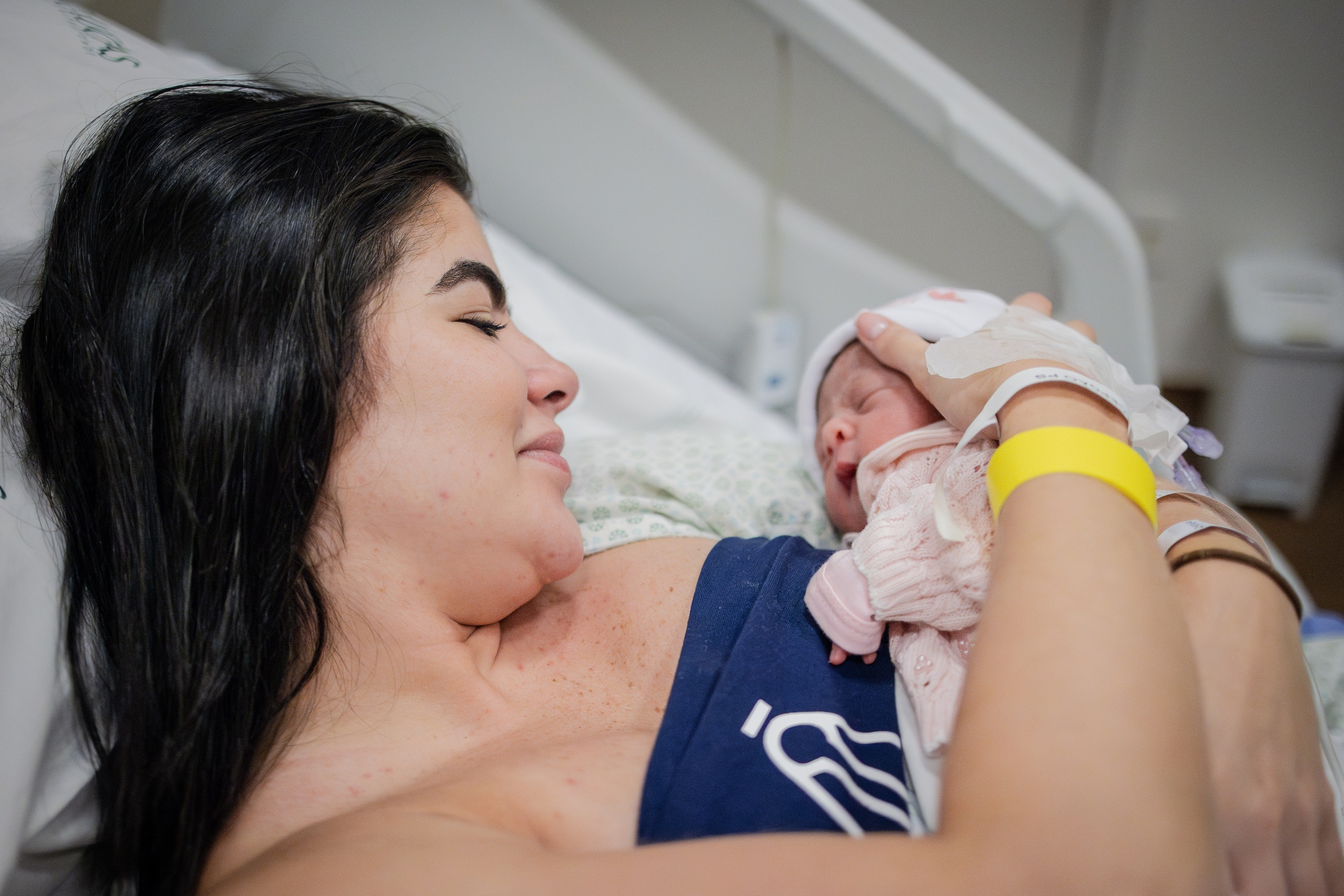 A chegada de Dunya. Fotografa de Família Jaque Mesquita