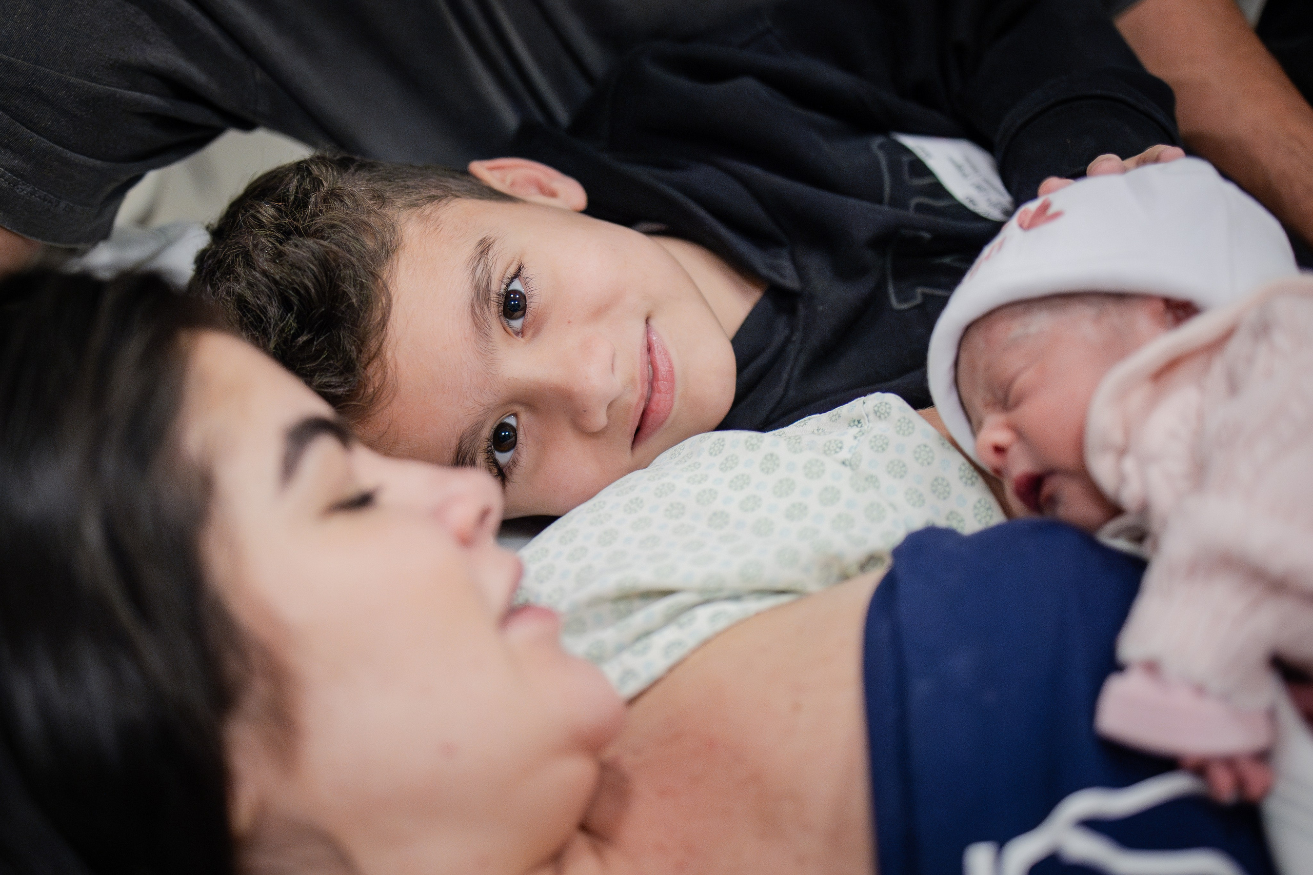 A chegada de Dunya. Fotografa de Família Jaque Mesquita