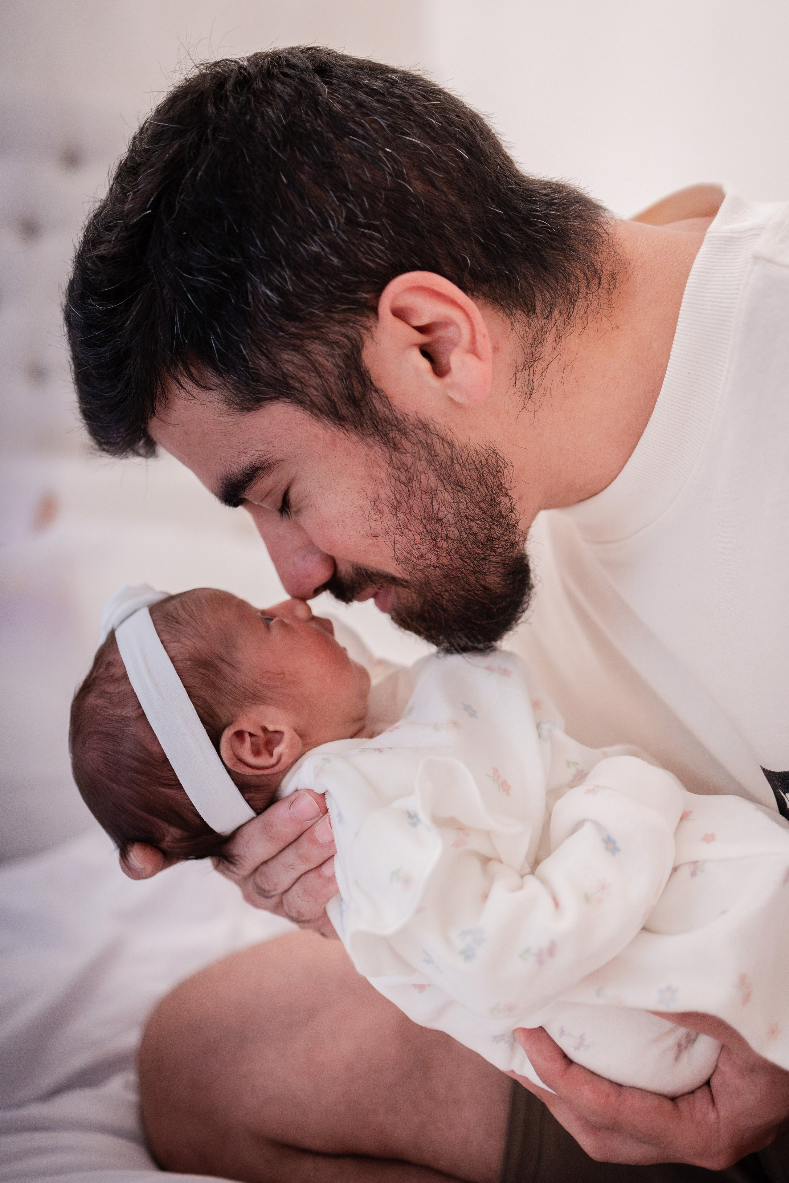 Primeiros dias de Dunya. Fotografa de Família Jaque Mesquita