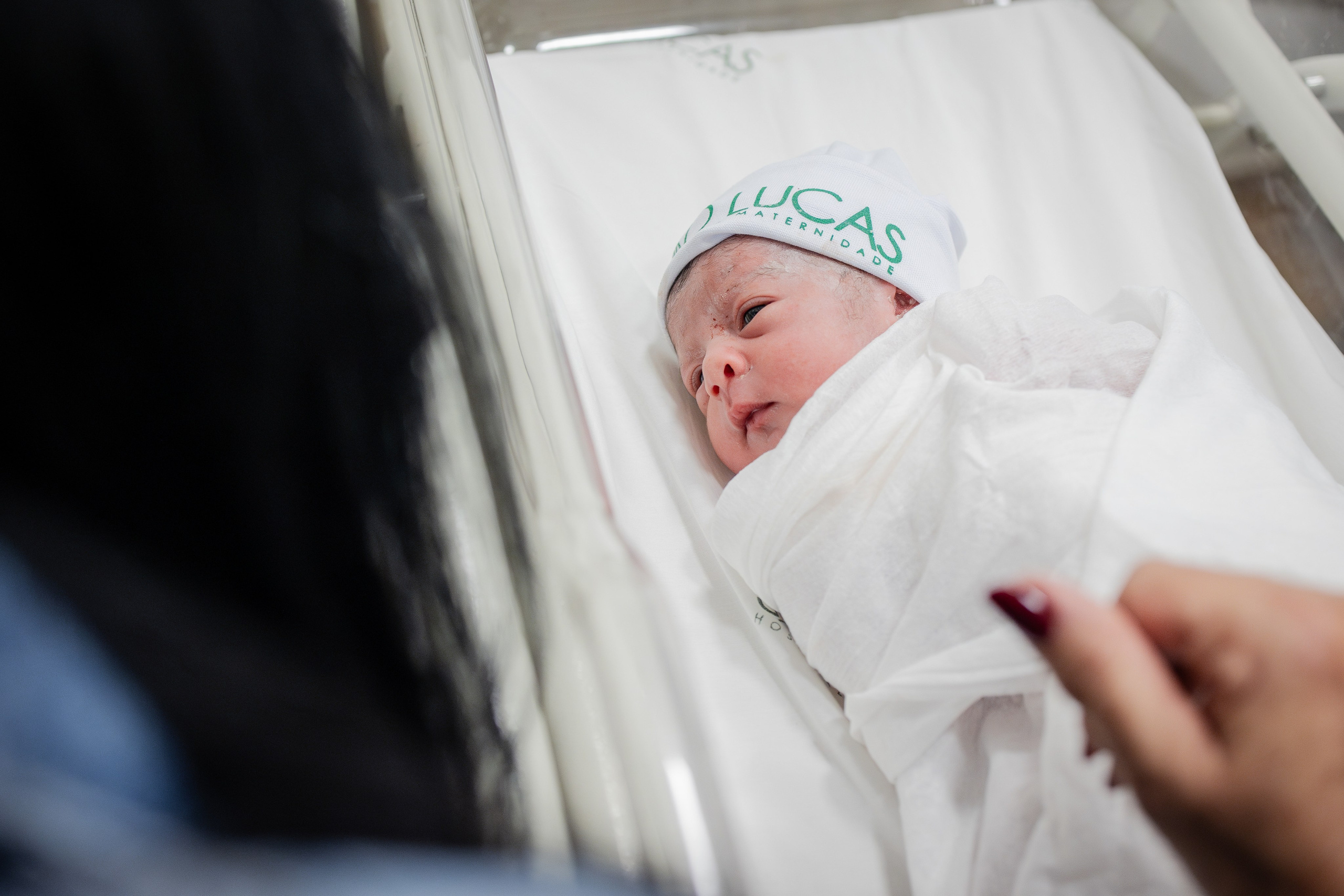 A chegada de Dunya. Fotografa de Família Jaque Mesquita
