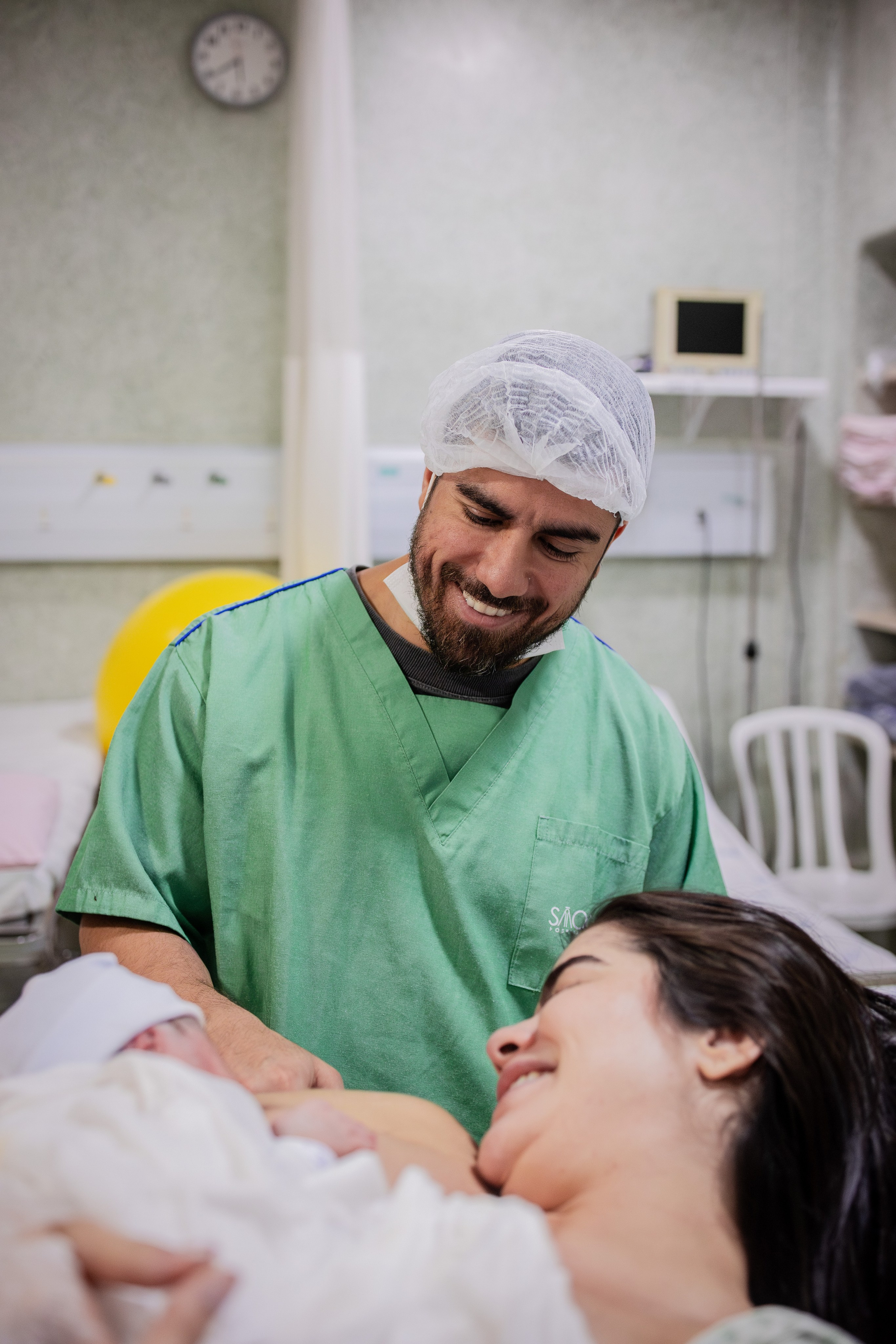 A chegada de Dunya. Fotografa de Família Jaque Mesquita