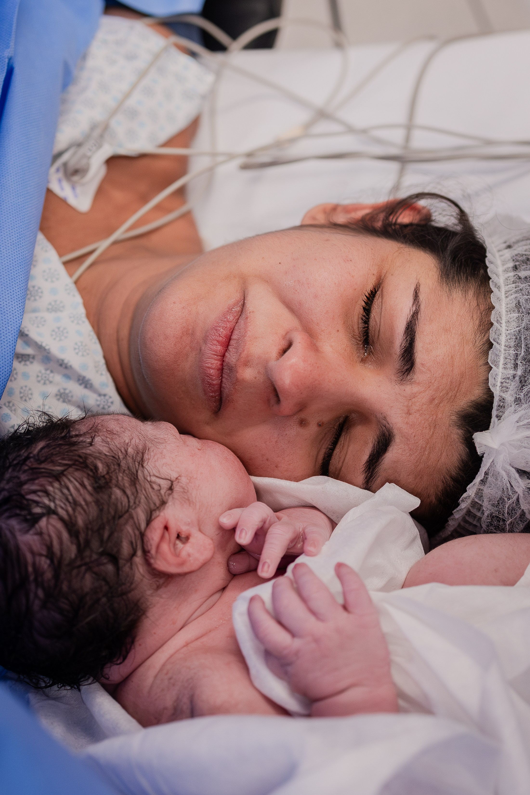 A chegada de Raoni. Fotografa de Família Jaque Mesquita