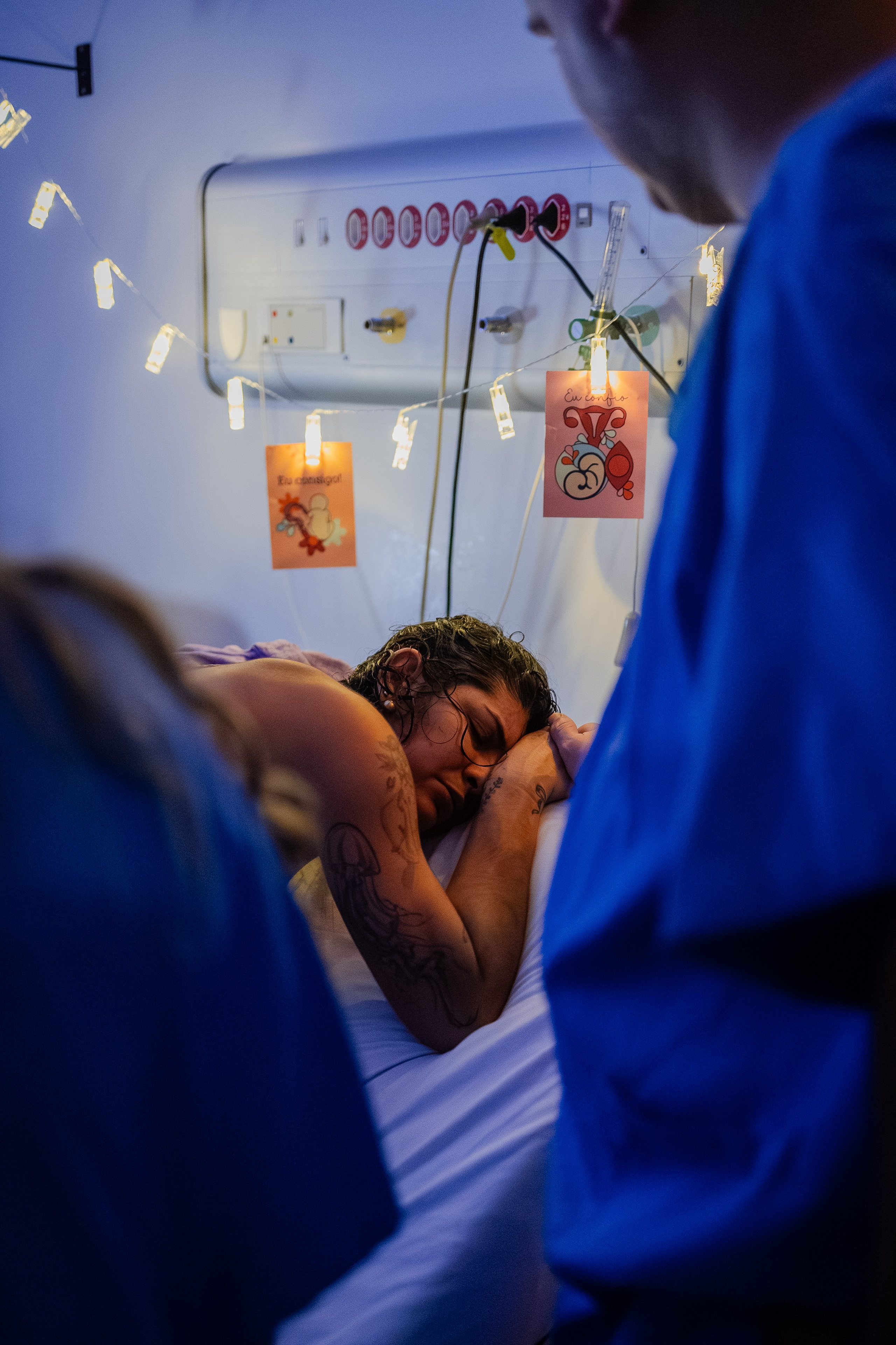 A chegada de Raoni. Fotografa de Família Jaque Mesquita