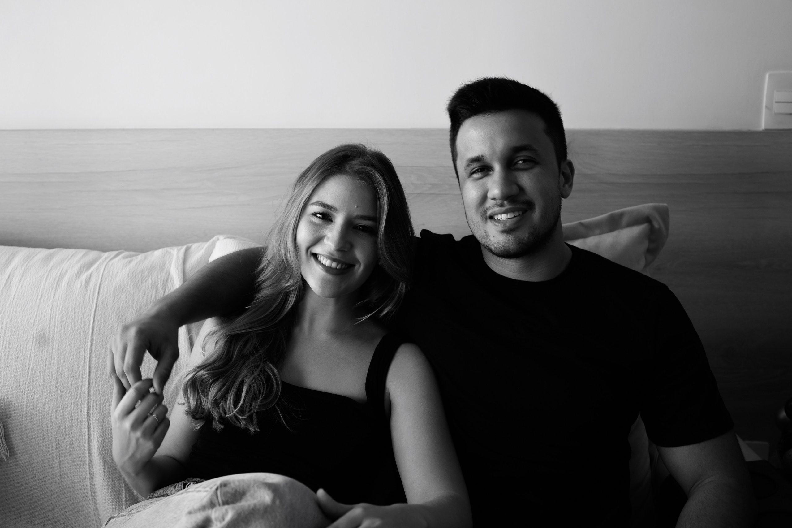 Thayna e Luiz — Ensaio em casa. Fotógrafo de Casamentos em Manaus — Leandro Santos
