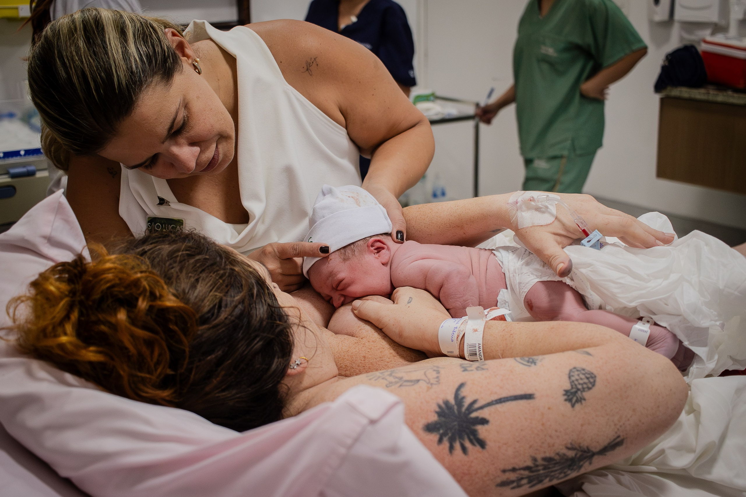 A chegada de Bel. Fotografa de Família Jaque Mesquita