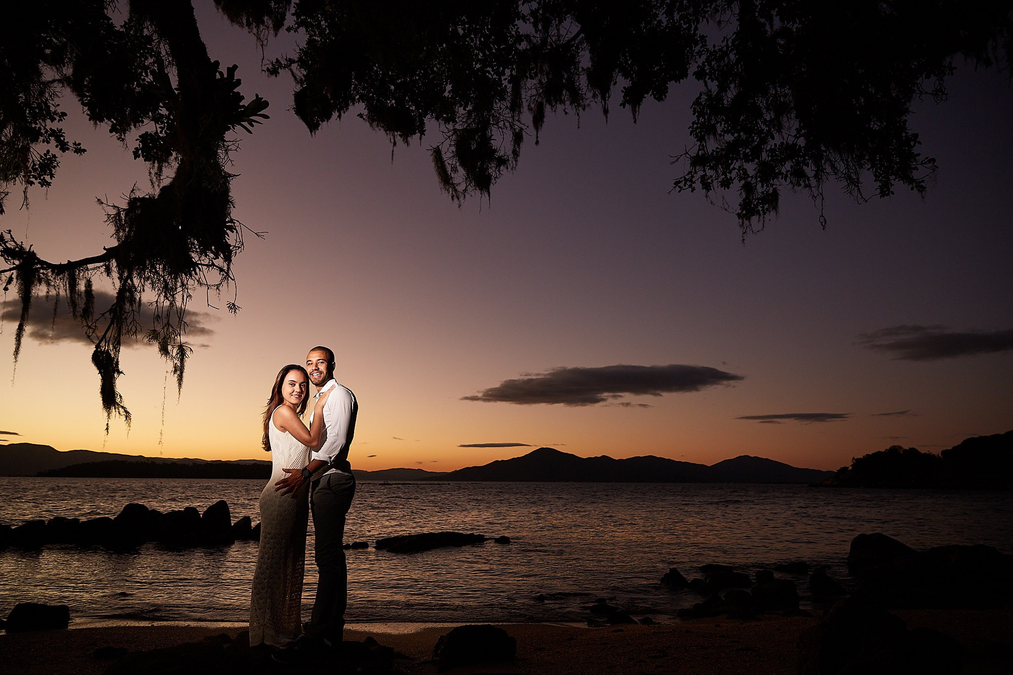 Ensaio Larissa e Weslei. Fotógrafo de casamentos em Florianópolis