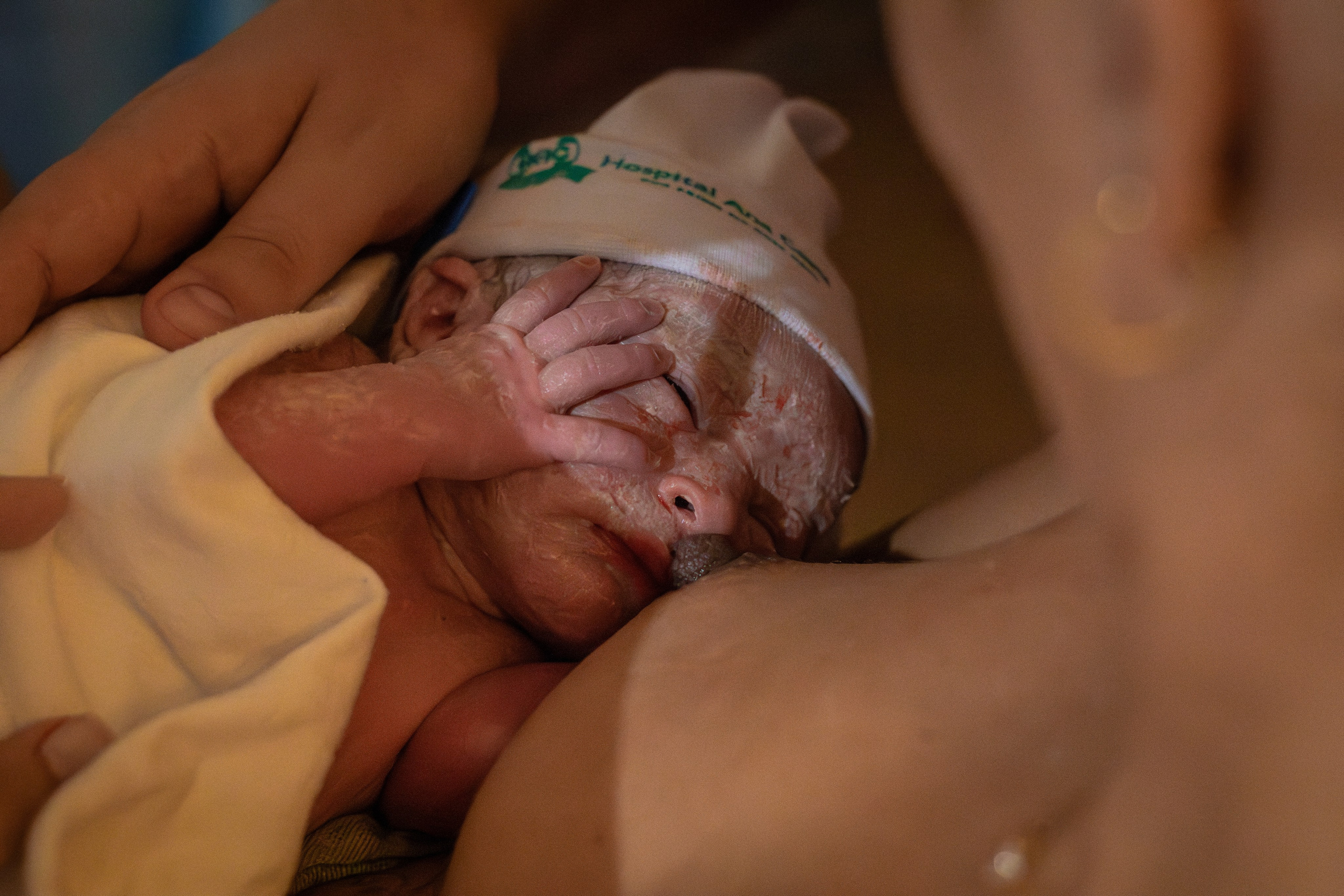 A chegada de Ian. Fotografa de Família Jaque Mesquita