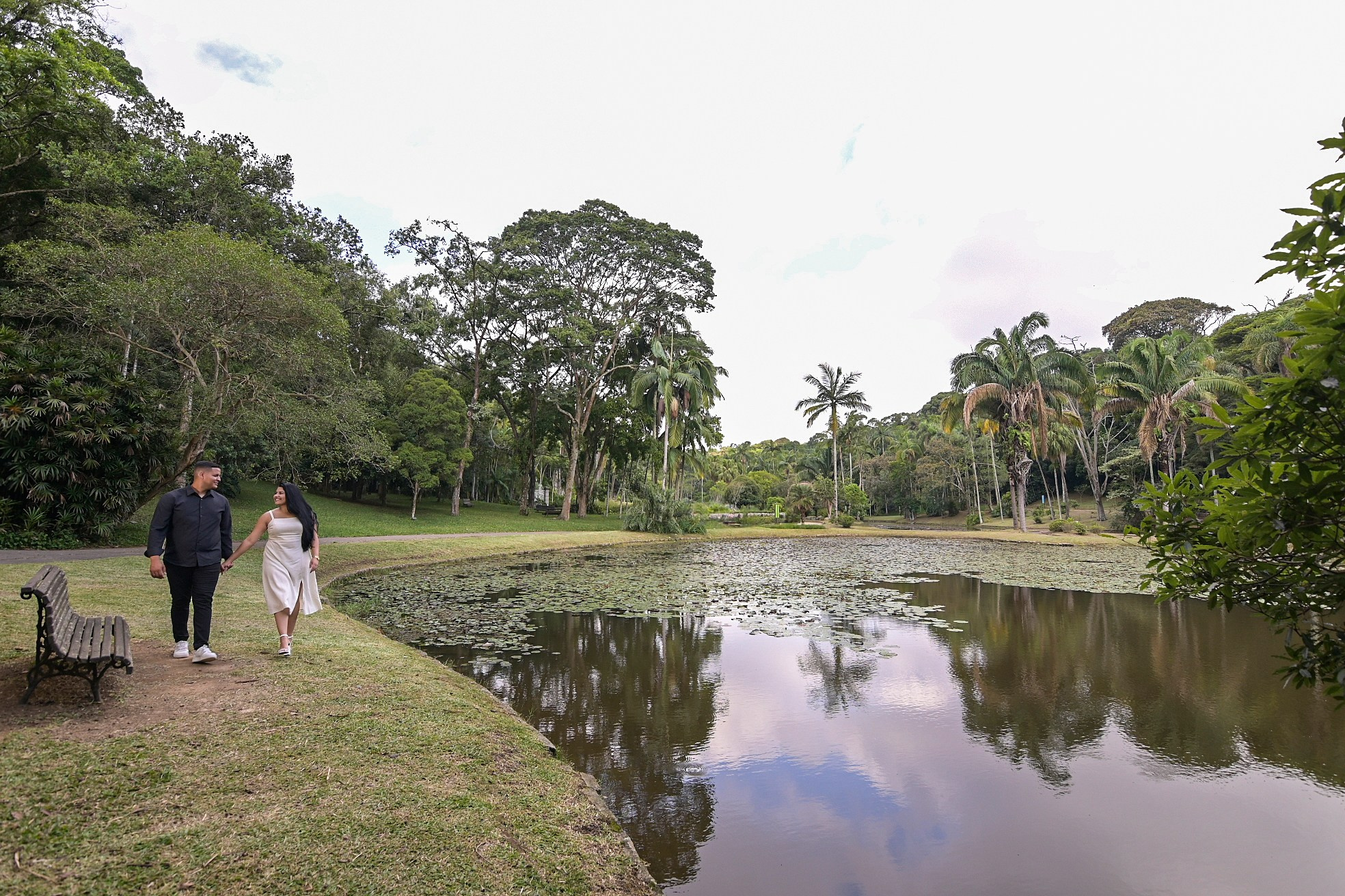 Sabrina & Kauê, Jardim Botânico de São Paulo. Produtora Bride