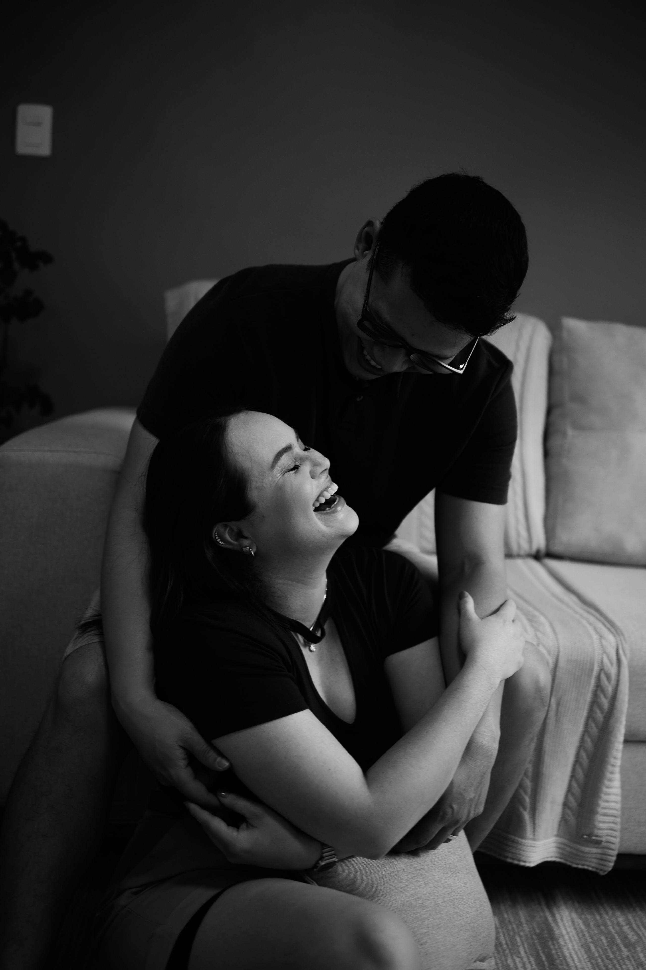 Sara e Paulo — Ensaio em casa. Fotógrafo de Casamentos em Manaus — Leandro Santos