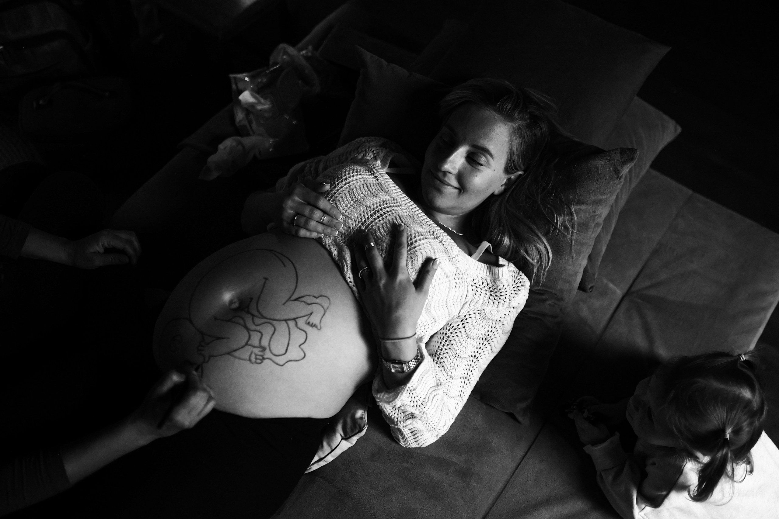 A espera da Iris parte 1. Fotografa documental de familia e nascimento em Florianópolis SC Daria Ermolaev