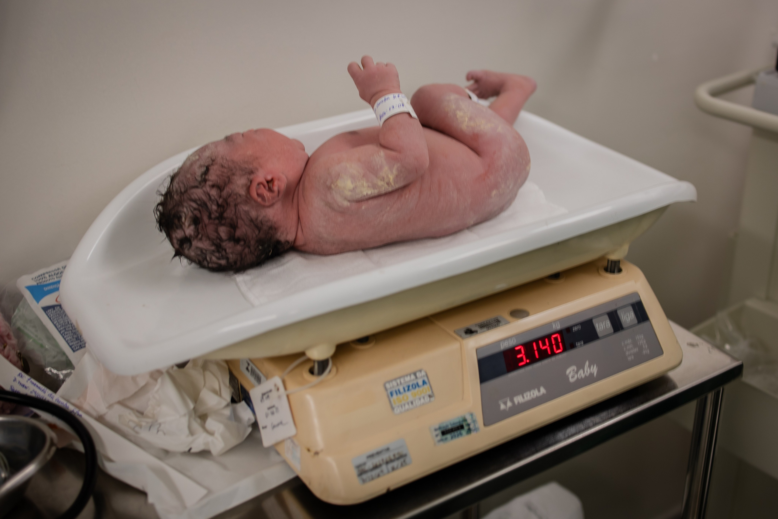 A chegada de Arielle. Fotografa de Família Jaque Mesquita