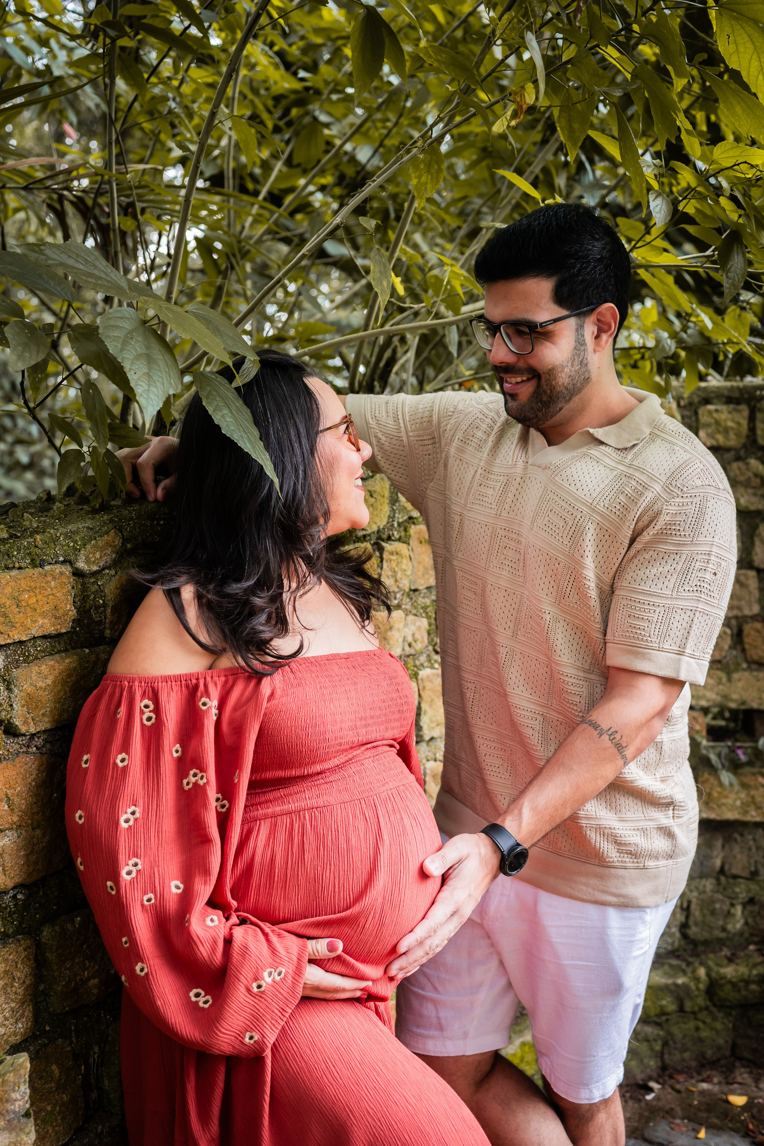 A espera de Ana Clara. Fotografa de Família Jaque Mesquita
