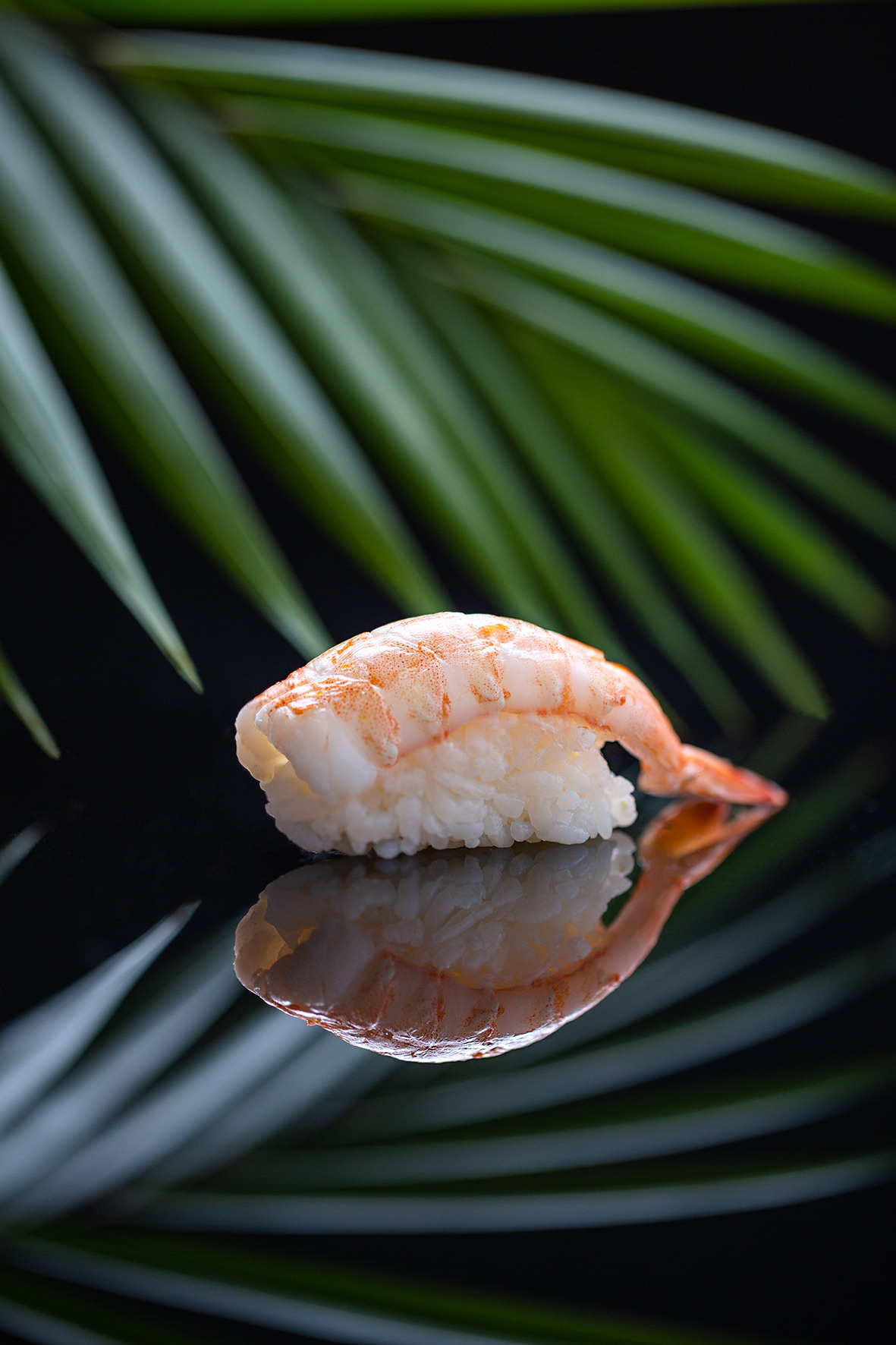 Vizual atrativo e diferente para restaurante japonés. Food styling de sushi.